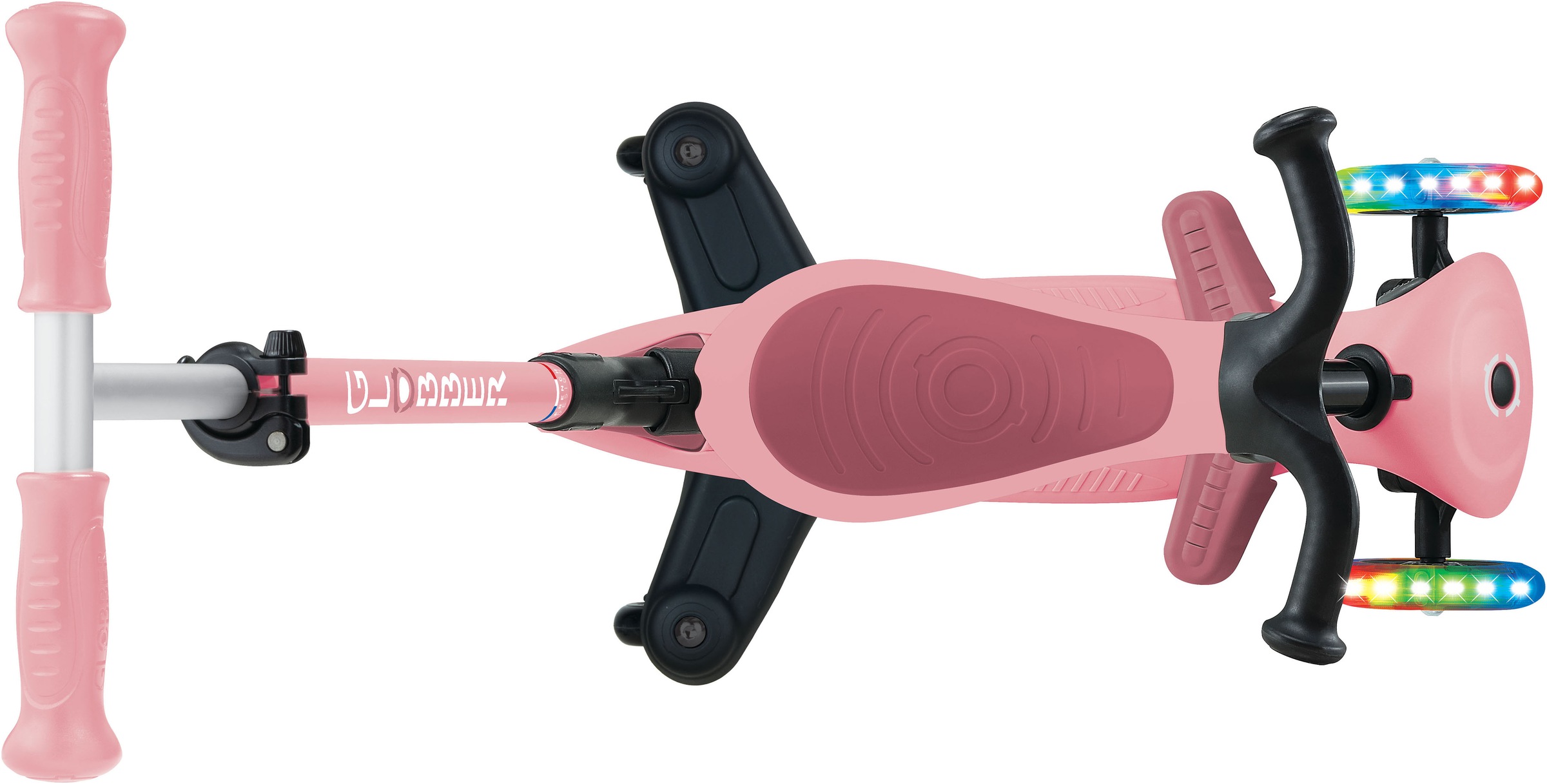 Globber Tretroller »GO-UP ACTIVE LIGHTS 360, mit Leuchtrollen« Aufsitzrad, Laufrad und Scooter