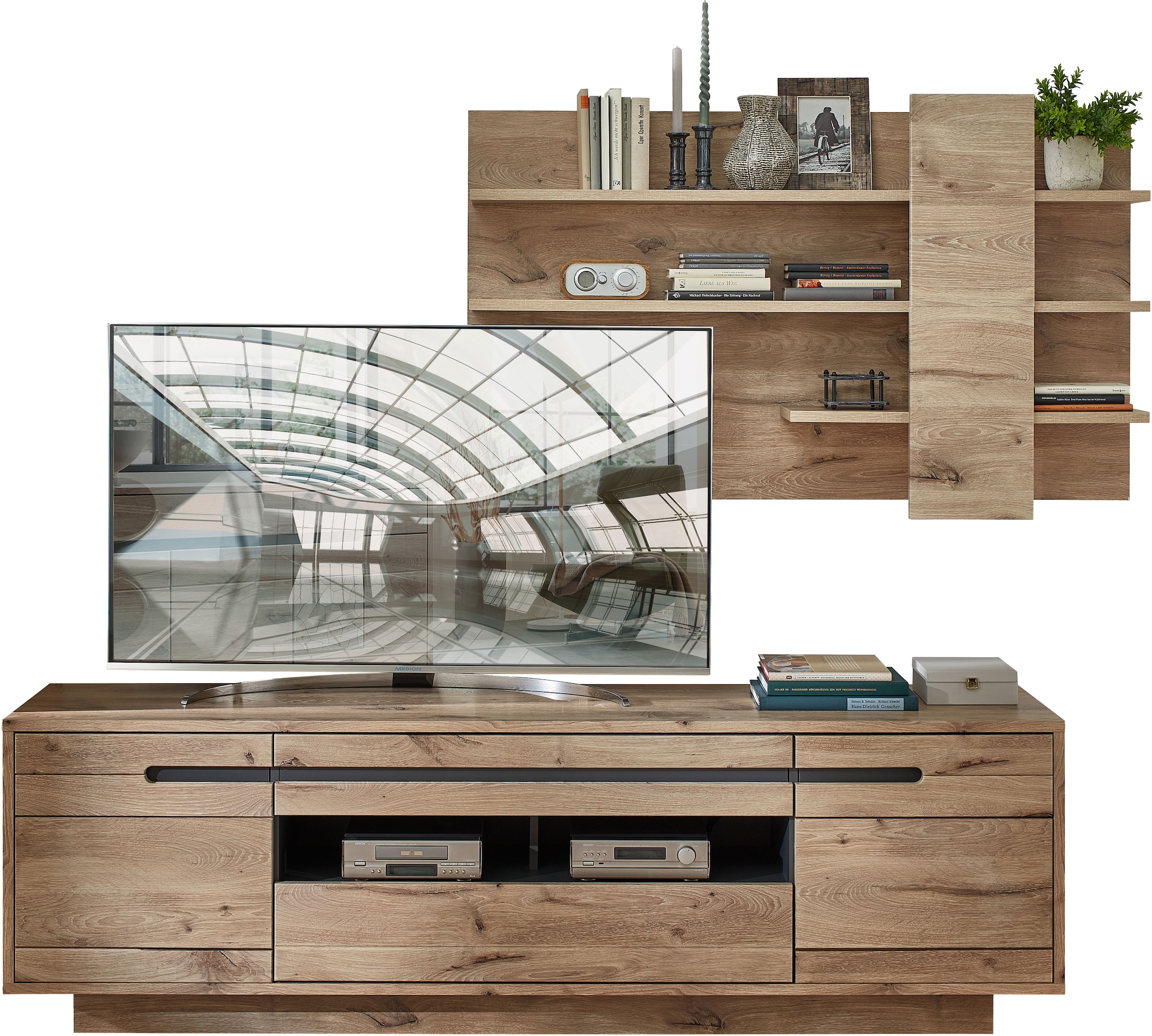 Innostyle TV-Schrank »BELLANO«, Viking Oak Nature