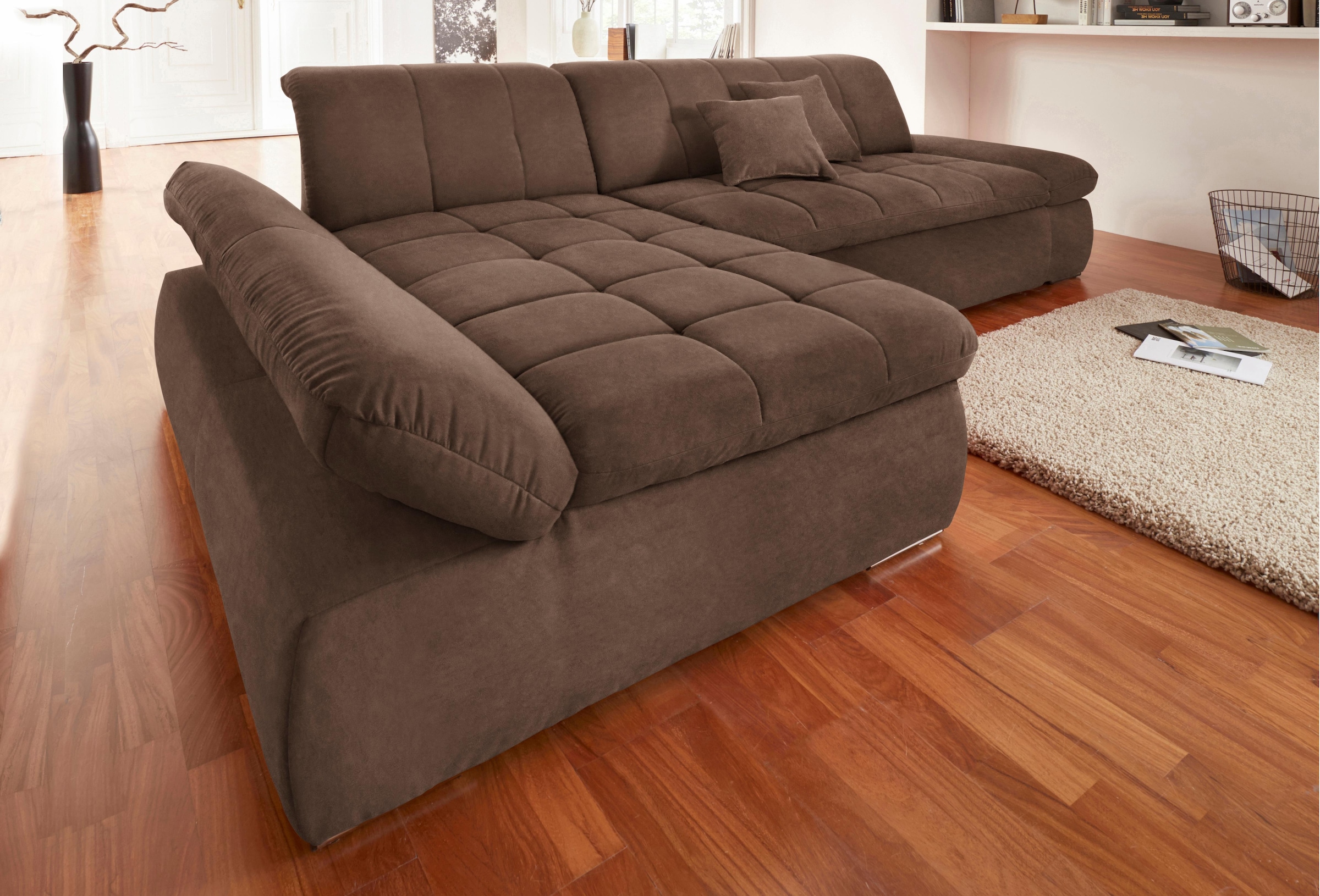 Ecksofa »NMoric XXL, B/T/H: 300/172/80cm, Revamierenabschluss L-Form«, wahlweise mit...