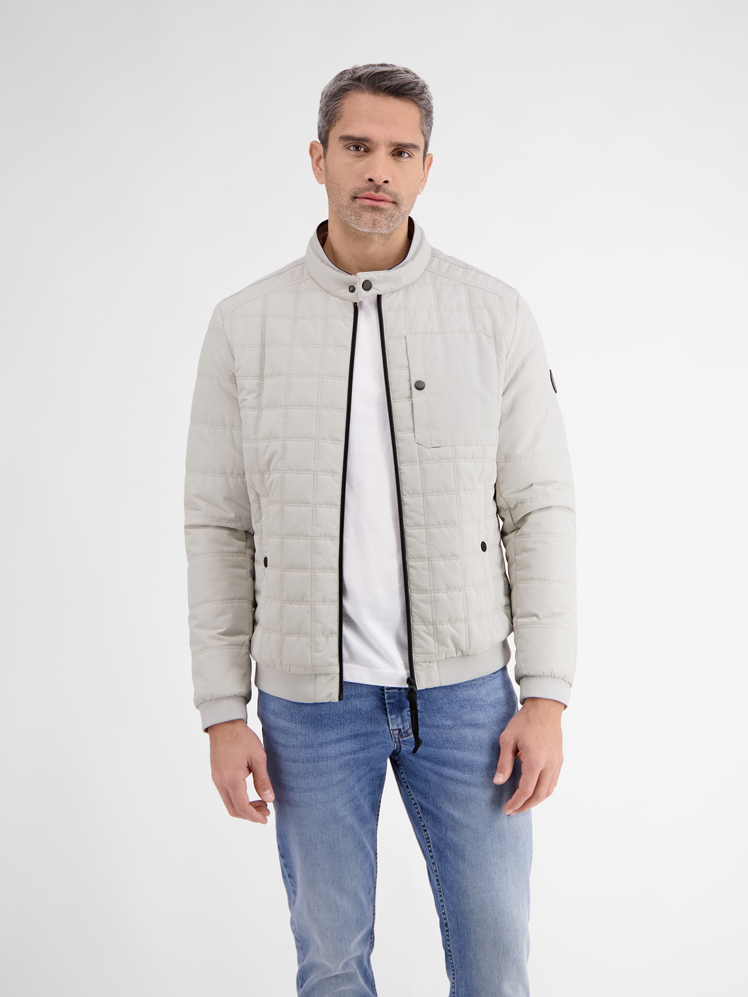 Steppjacke »LERROS Sportliche Herren Steppjacke«, ohne Kapuze, Keine Angabe