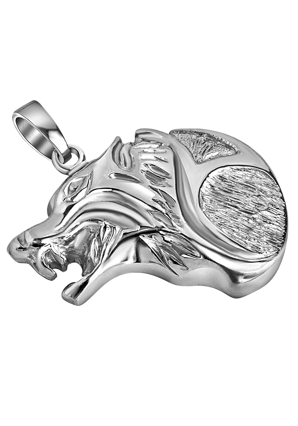 Firetti Kettenanhänger »Schmuck Geschenk Silber 925 Halsschmuck Anhänger Wolf«, Made in Germany