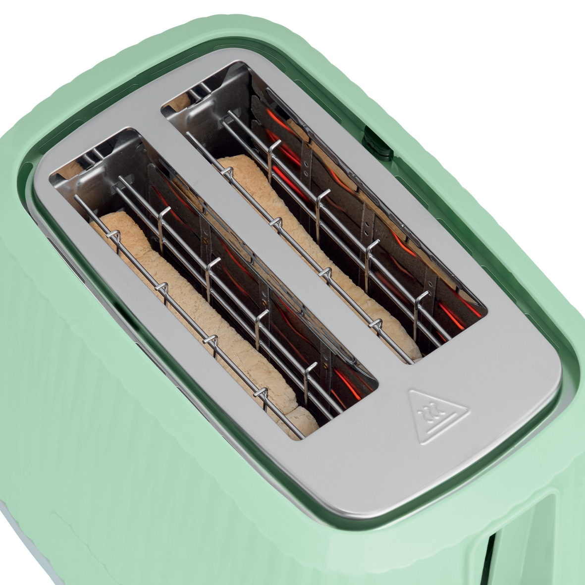 RUSSELL HOBBS Toaster »Eden 27374-56 Pistazie«, 2 Schlitze, 800 W, 6 Bräunungsstufen, Hebefunktion, Auftau-, Aufwärm- & Stoppfunktion