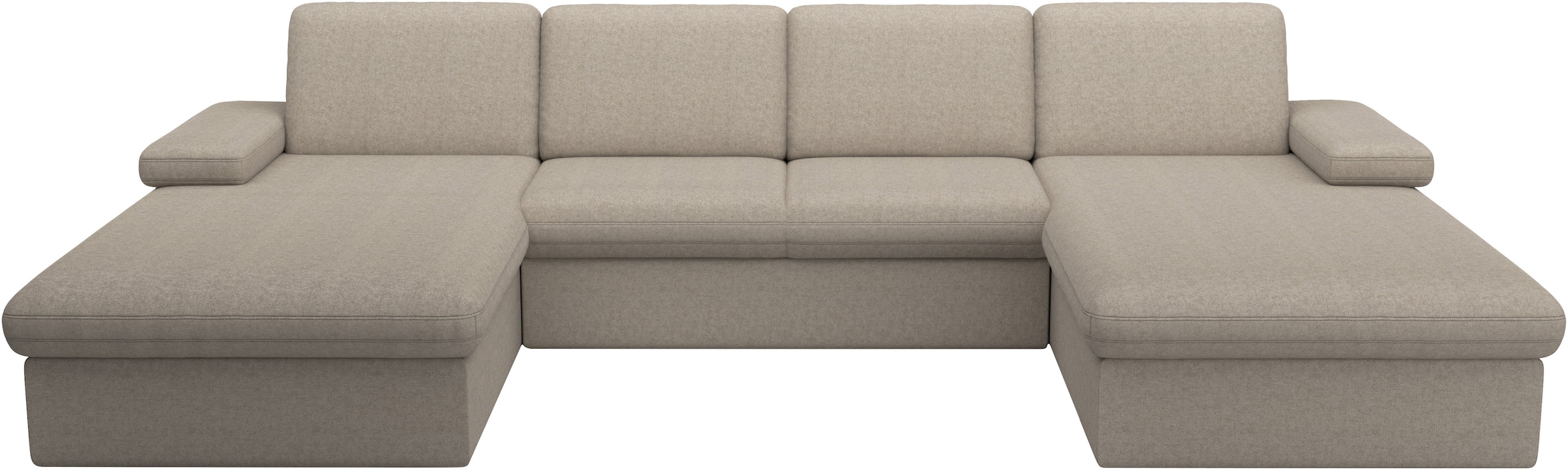 sit&more Wohnlandschaft »Moreno«, mit Armteilverstellung,wahlweise mit Bettfunktion
