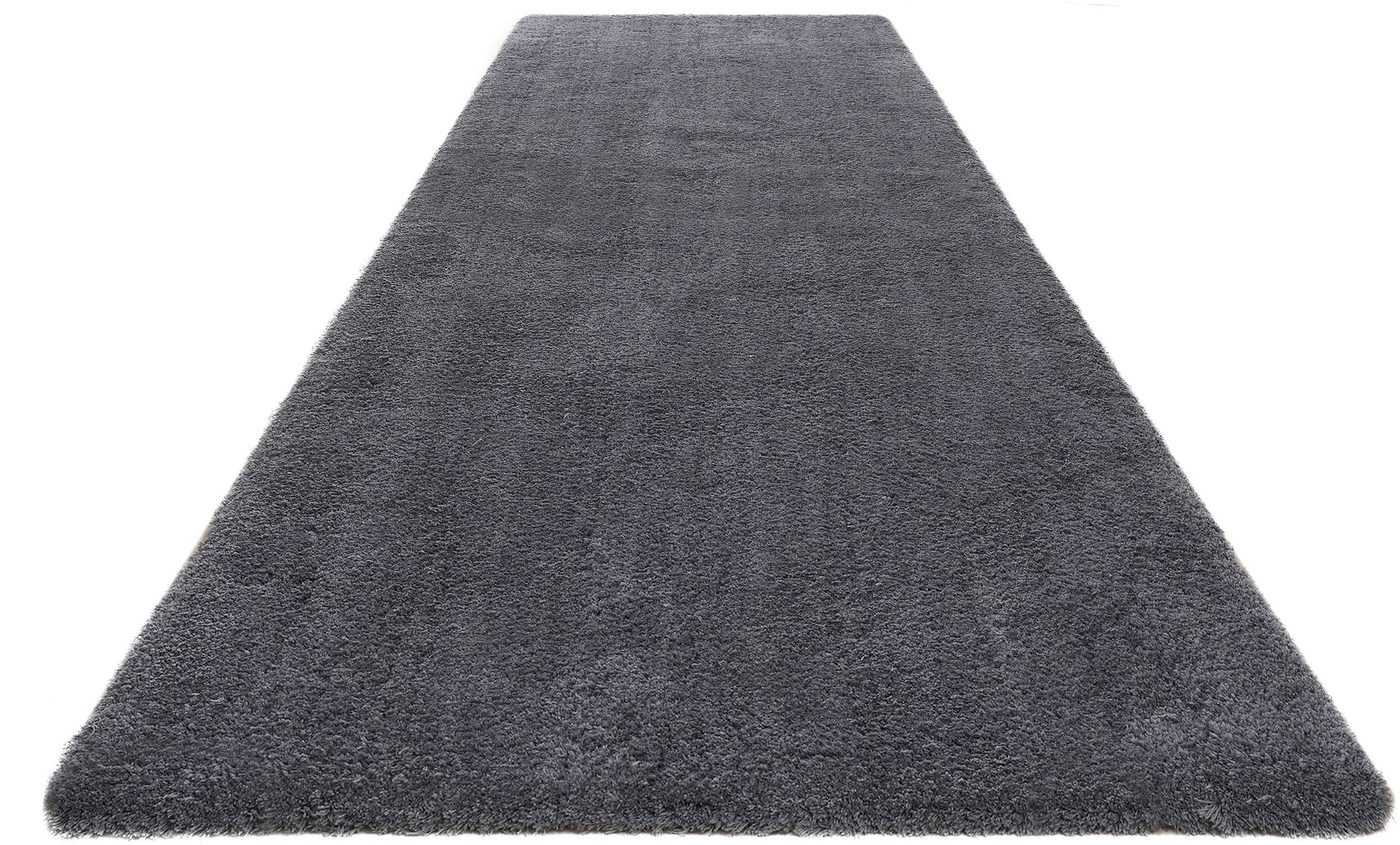 my home Hochflor-Läufer »Microfaser Teppich Magong, besonders weich, sehr feiner Flor«, rechteckig, 25 mm Höhe, uni Teppiche, Wohnzimmer, Schlafzimmer, Kinderzimmer, Flur, Brücke