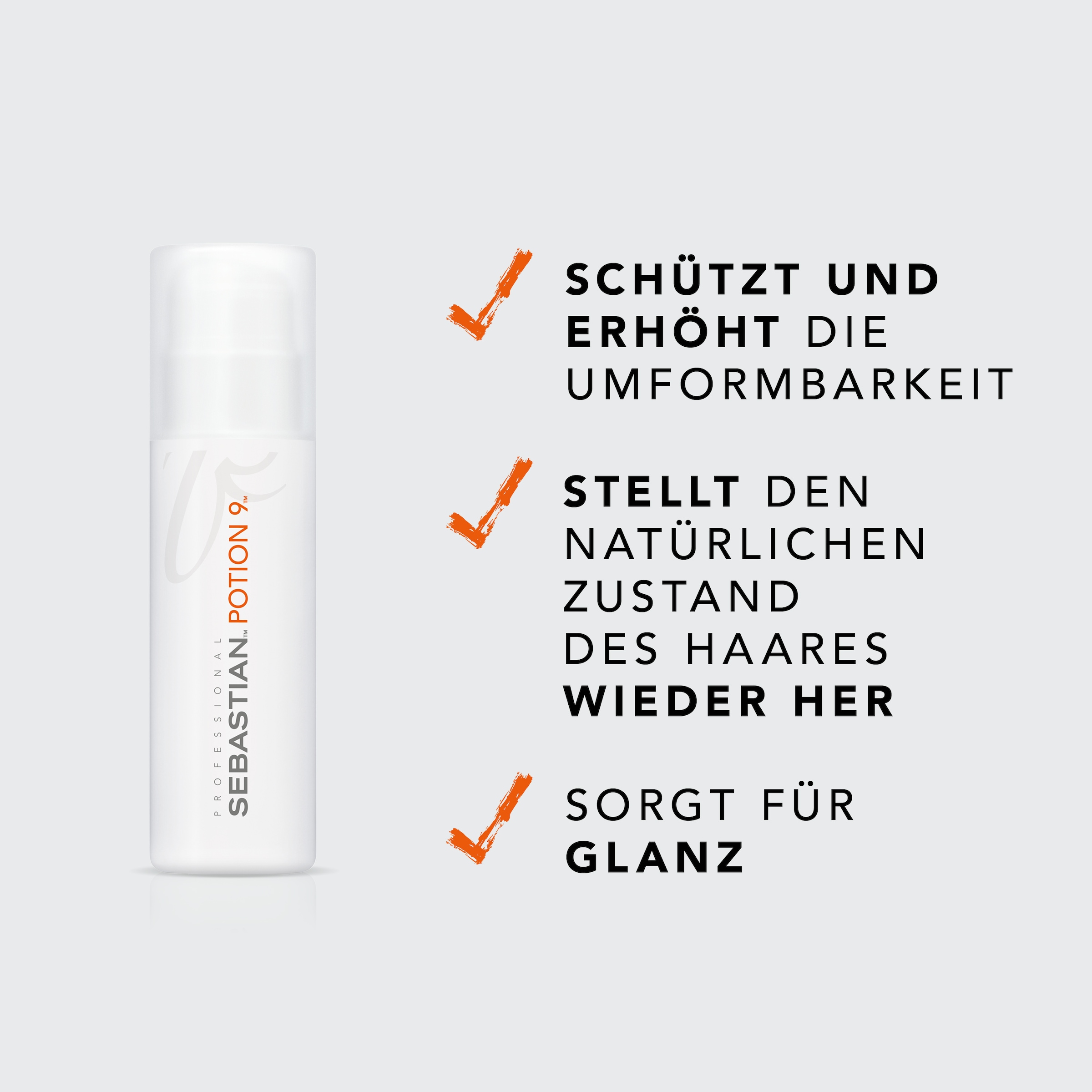 Sebastian Professional Haarcreme »POTION9« Leave-in, leichter Halt, pflegend