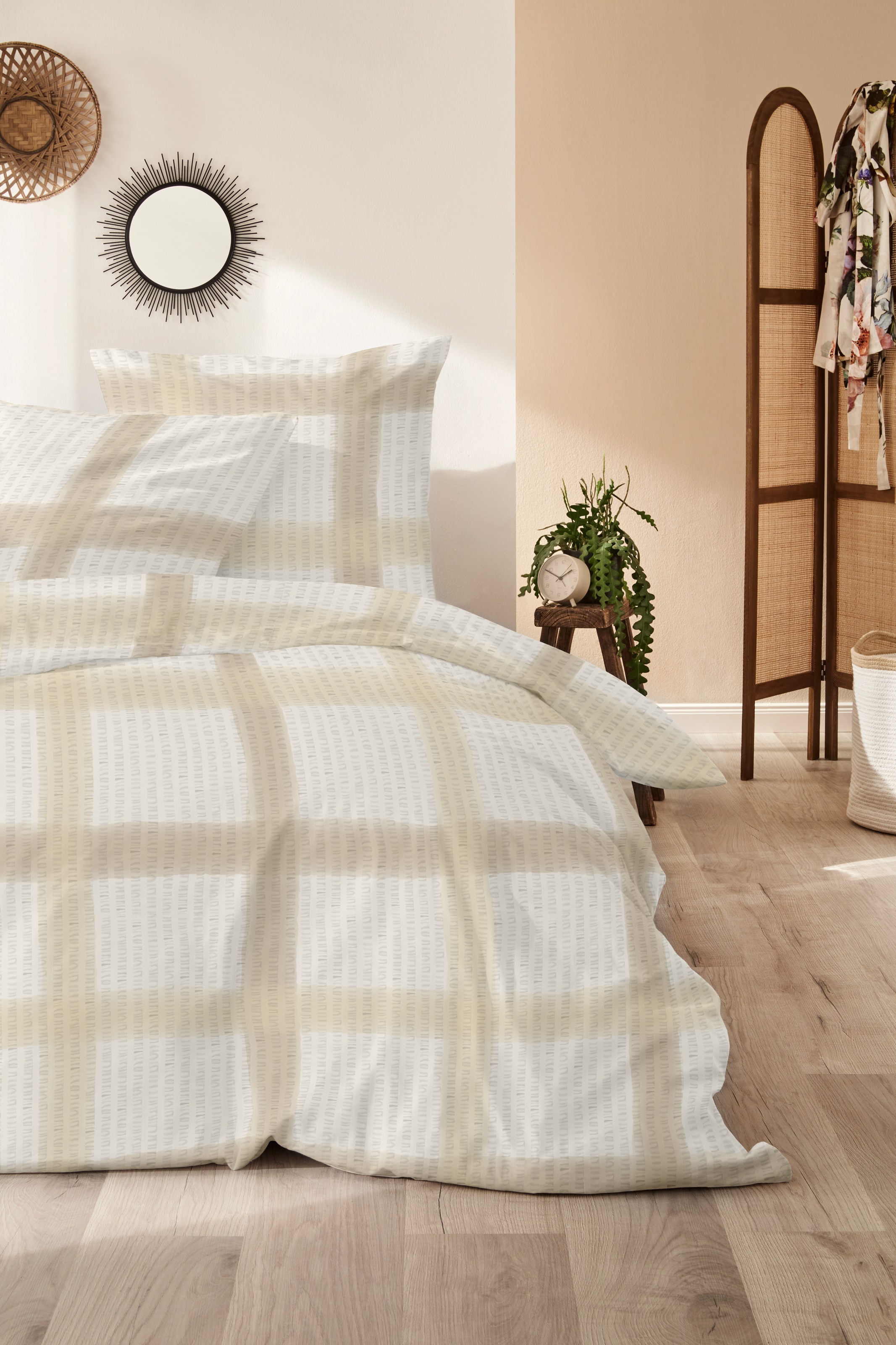 Primera Bettwäsche »Soft-Seersucker-Bettwäsche Raster« 2