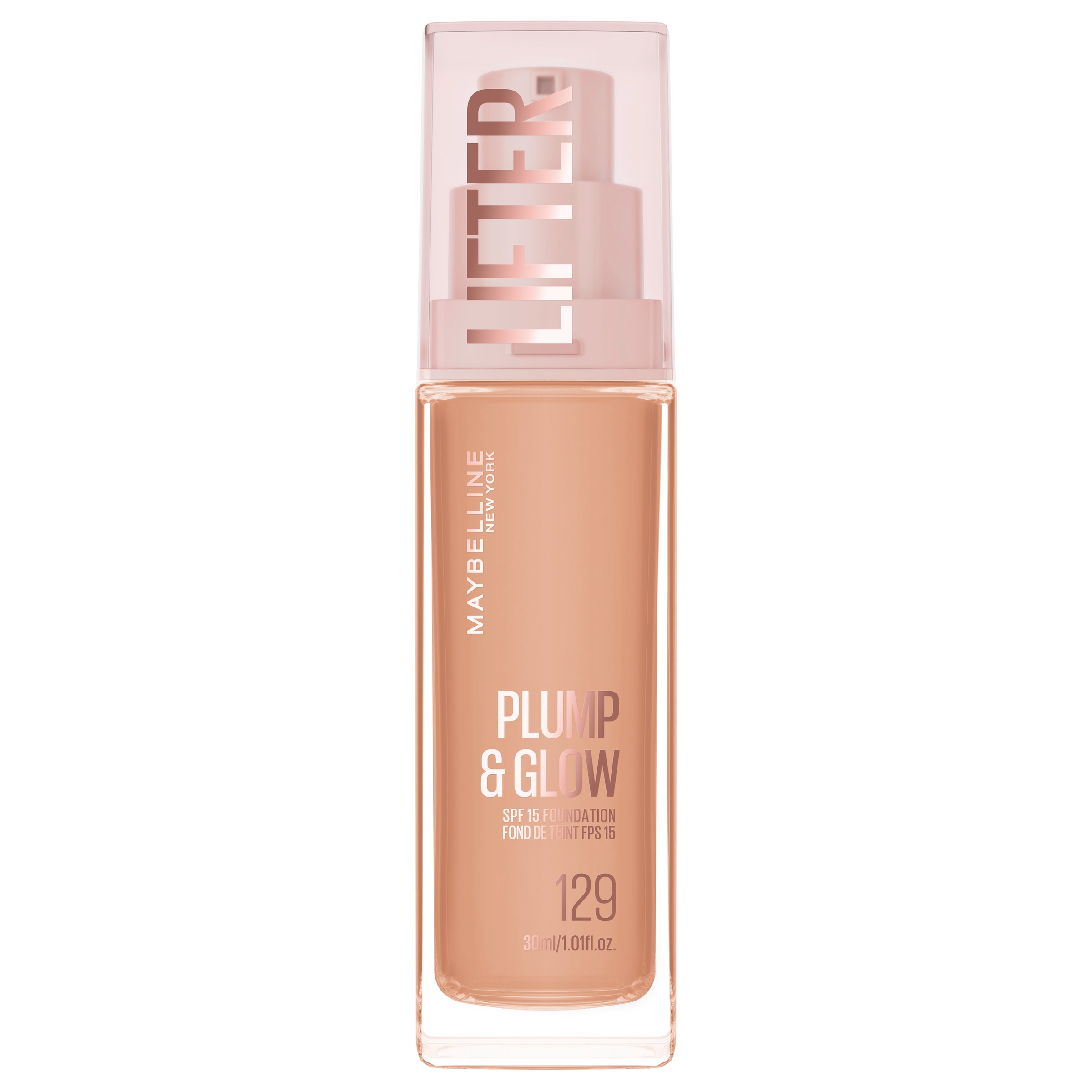 MAYBELLINE NEW YORK Foundation »LIFTER PLUMP AND GLOW FOUNDATION« verleiht sofort einen strahlenden Glow