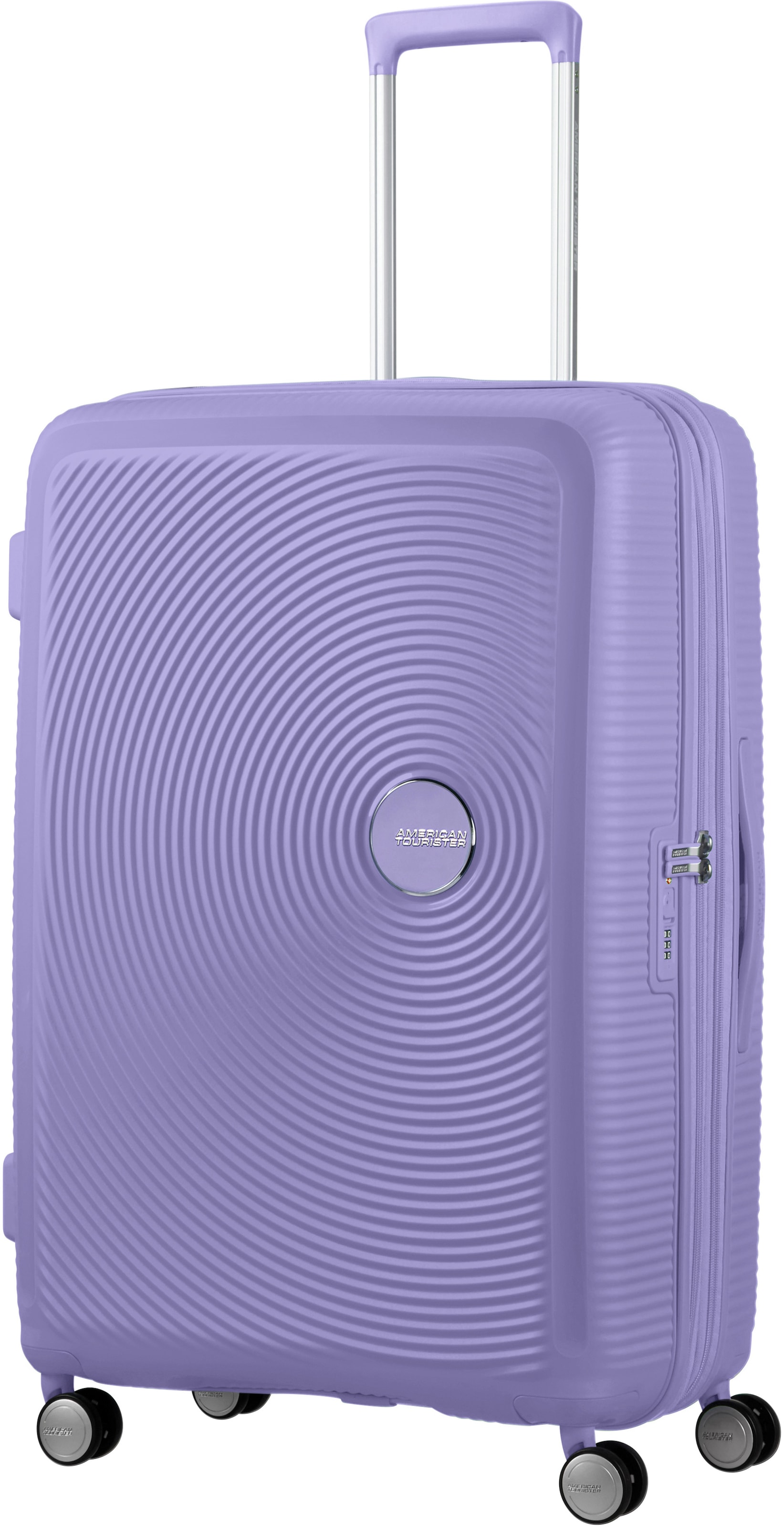 American Tourister® Hartschalen-Trolley »SOUNDBOX, in verschiedenen Farben und Größen«, 4 Rollen, Reisekoffer Trolley Aufgabegepäck TSA-Zahlenschloss Volumenerweiterung