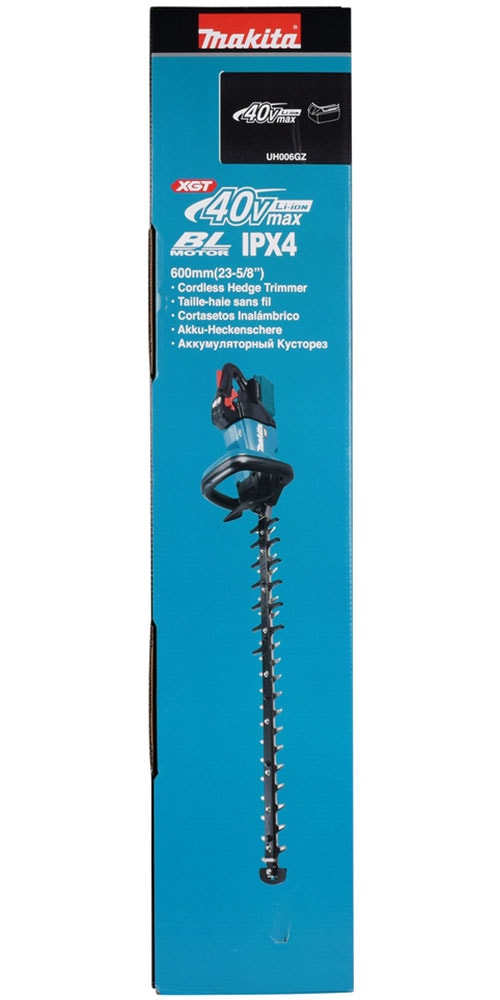 Makita Akku-Heckenschere »»UH006GZ« XGT, 40V max., 60 cm, 25 mm, ohne Akku und Ladegerät« ()  bürstenlos, für dicke Zweige bis Ø25mm, dreiseitig geschliffen