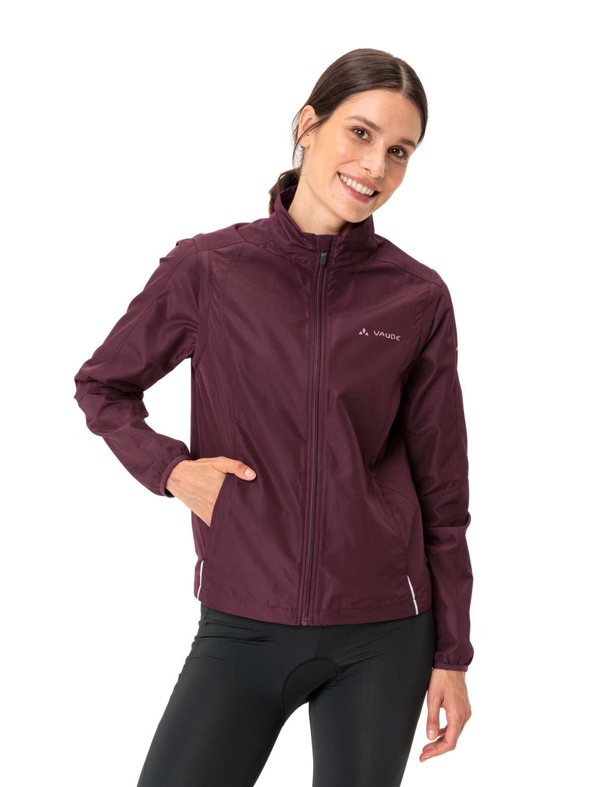 VAUDE Fahrradjacke »WOMEN'S DUNDEE CLASSIC ZO JACKET«, Windabweisend & Wasserabweisend & Atmungsaktiv