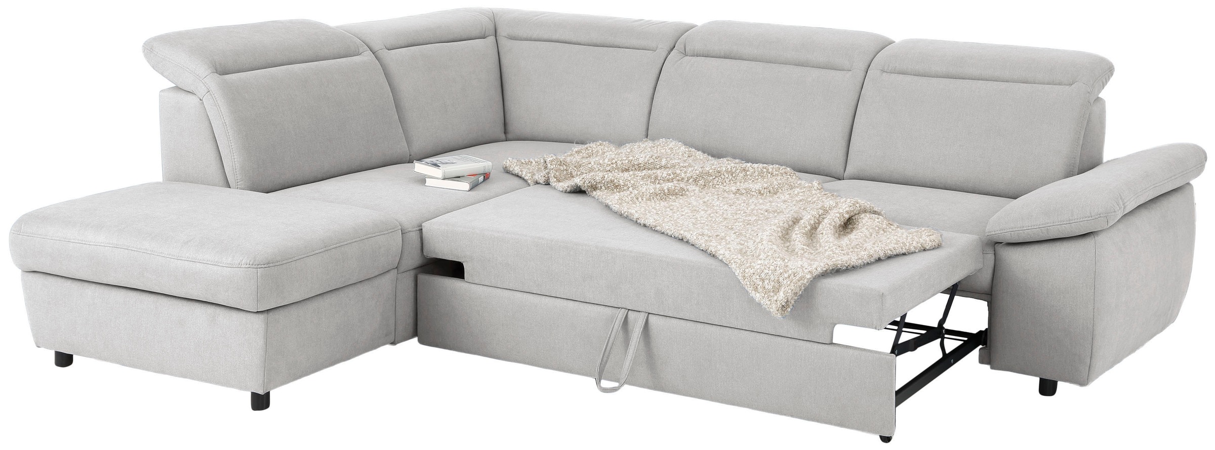 Home affaire Ecksofa »Mauritius L-Form«, mit Ottomane, mit Kopfteil- und Armlehnverstellung