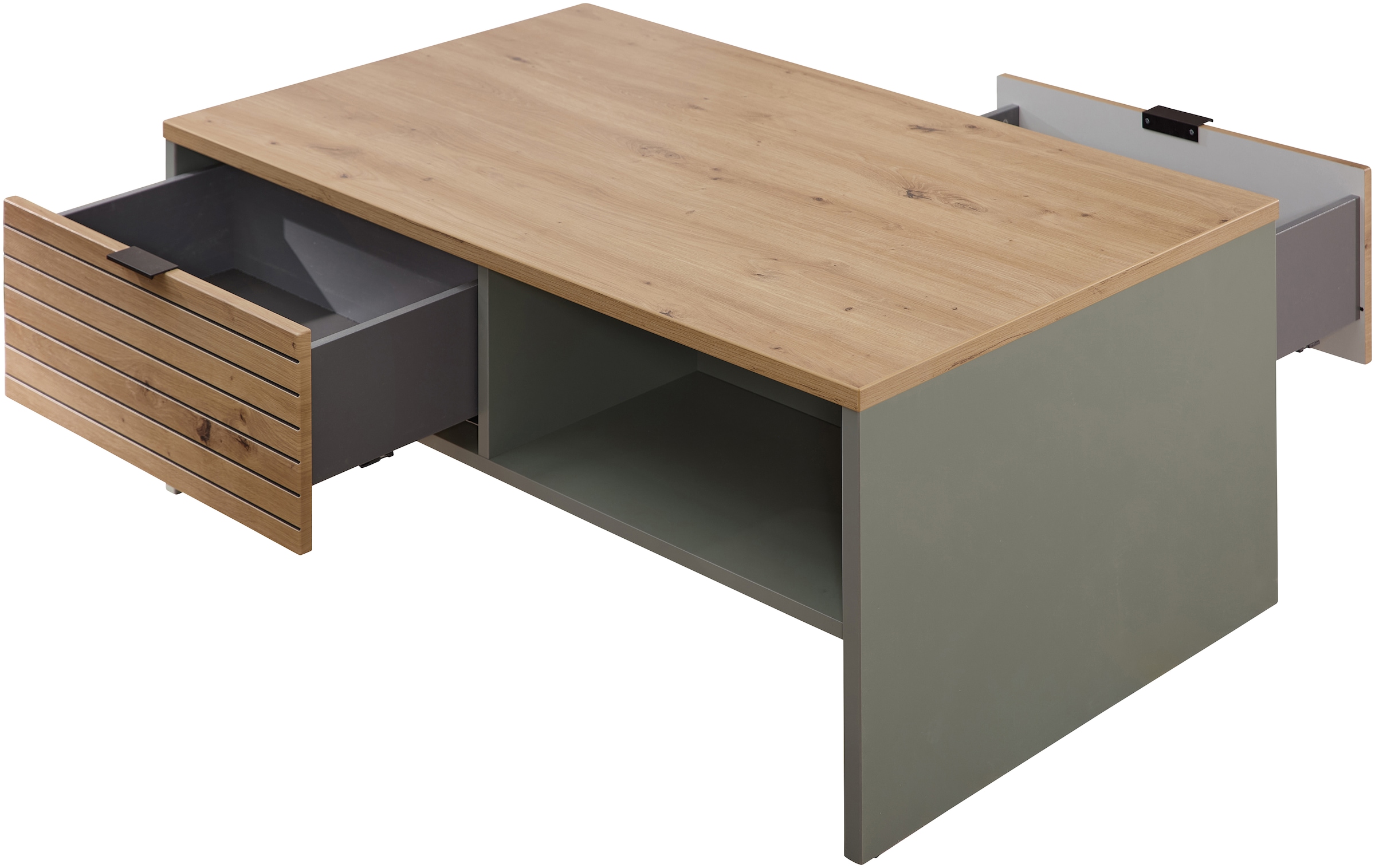 Innostyle Couchtisch »INA Couchtisch, 110 x 44 x 65 cm (B/H/T)« 1 Stk. tlg. 2 Schubladen, 2 offene Fächer