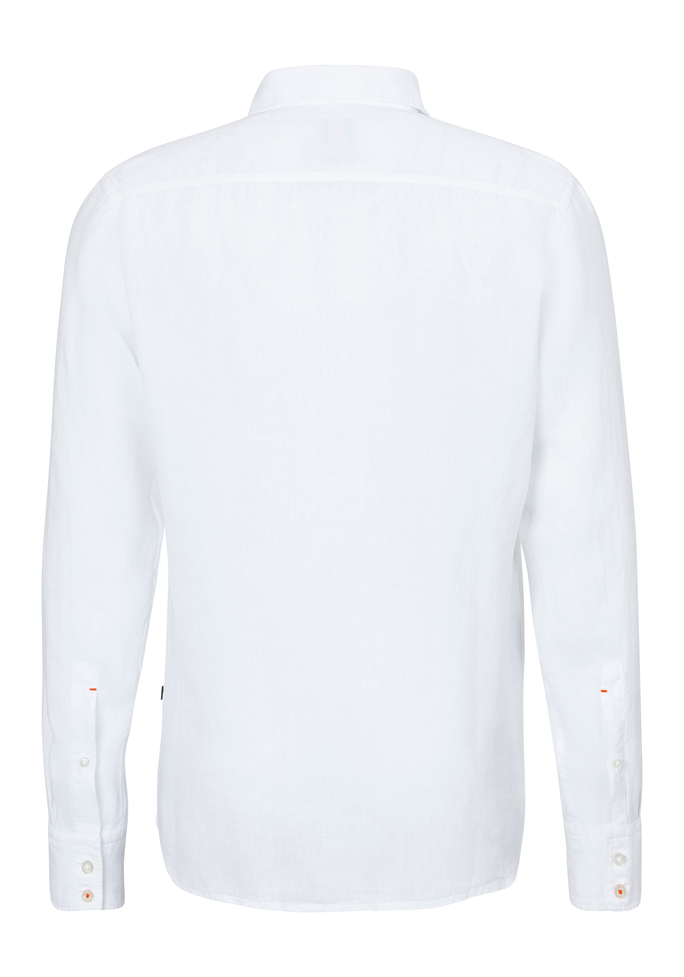 BOSS ORANGE Leinenhemd »Relegant« mit Markenlabel