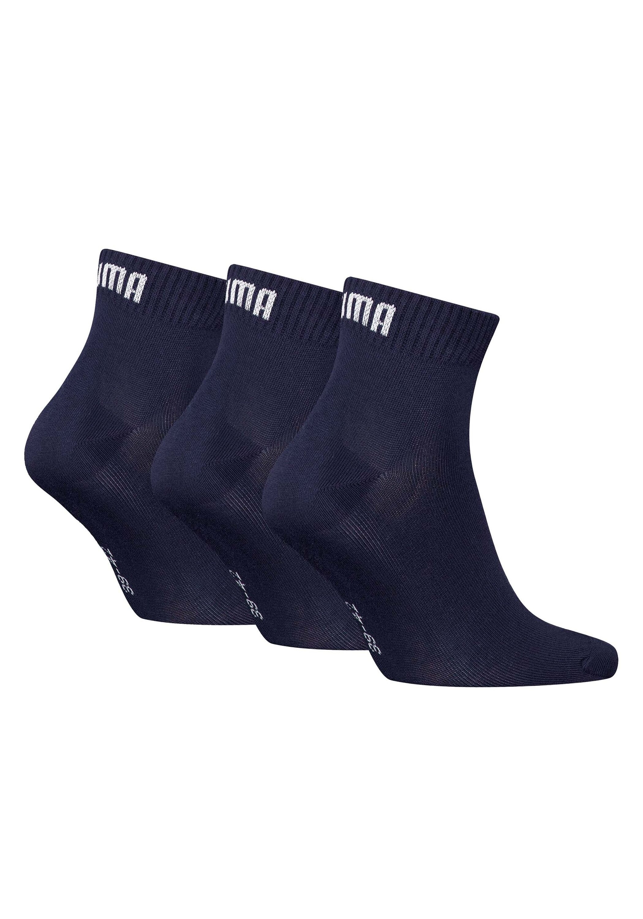 PUMA Kurzsocken »Socken Quarter Plain 3P 3er Pack«