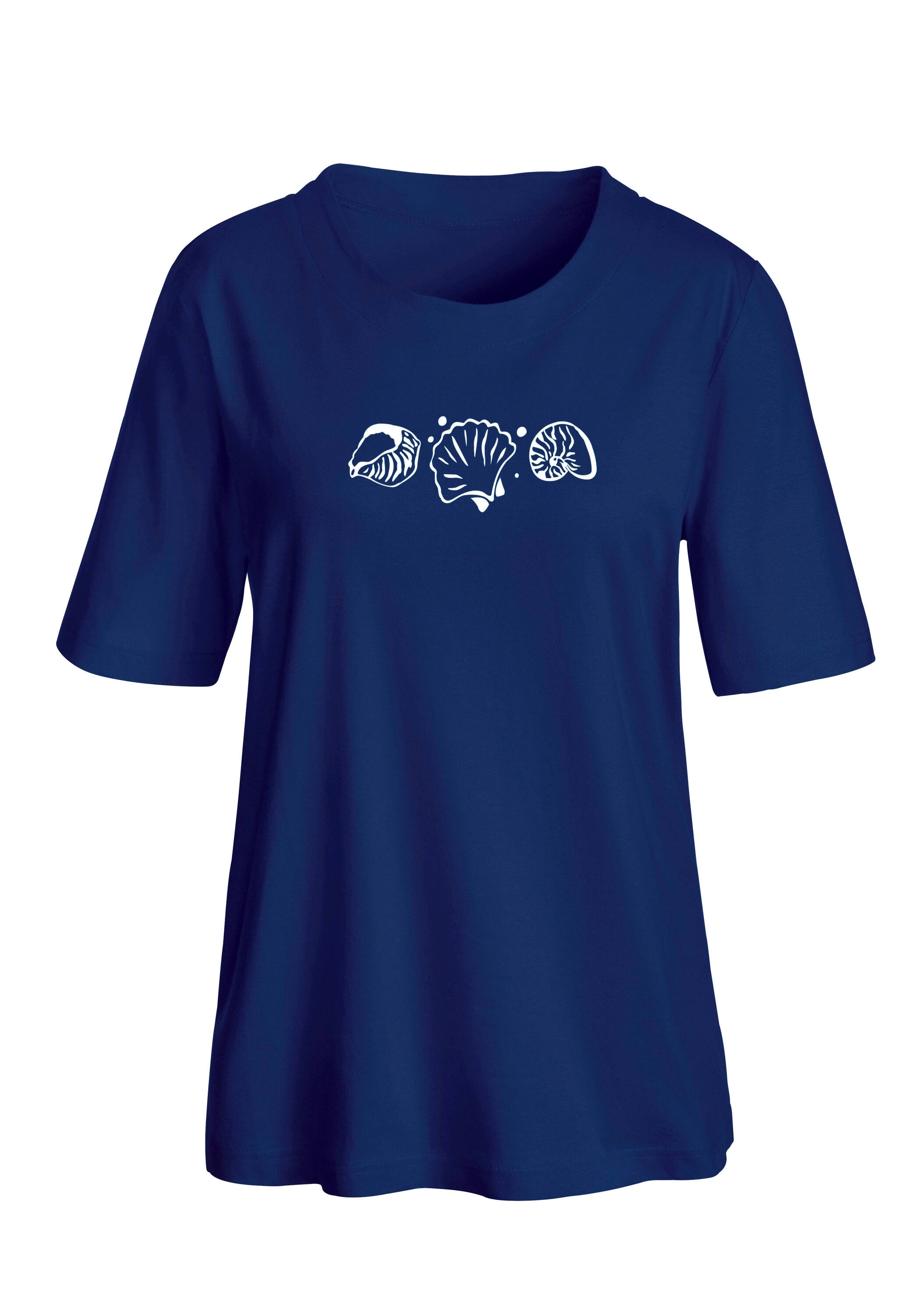 Witt T-Shirt »Shirt Kurzarmshirt mit Muschel-Druck«