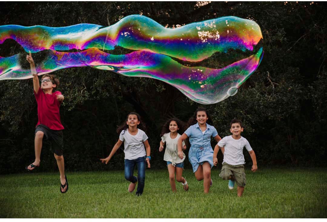 South Beach bubbles Kreativset »South Beach Bubbles, Riesenseifenblasen-Set.«