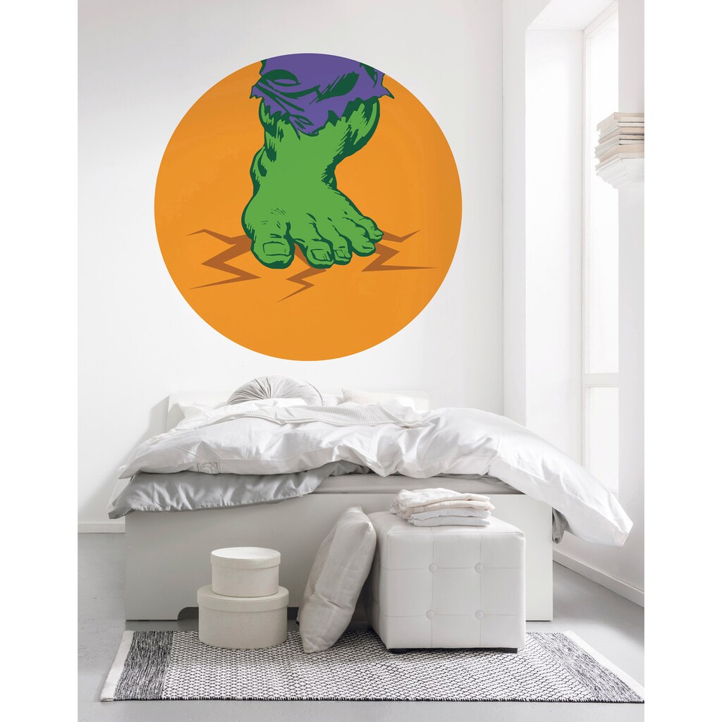 Komar Fototapete »Avengers Hulk's Foot Pop Art«