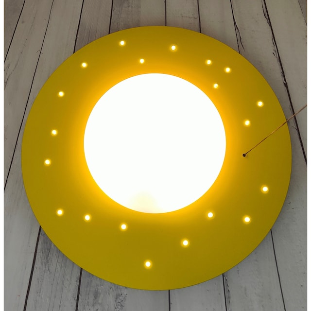niermann Deckenleuchte »Starlight, Sonnengelb«, 1 flammig-flammig, E27  Fassung für einfachen Leuchtmittelwechsel online kaufen | mit 3 Jahren XXL  Garantie
