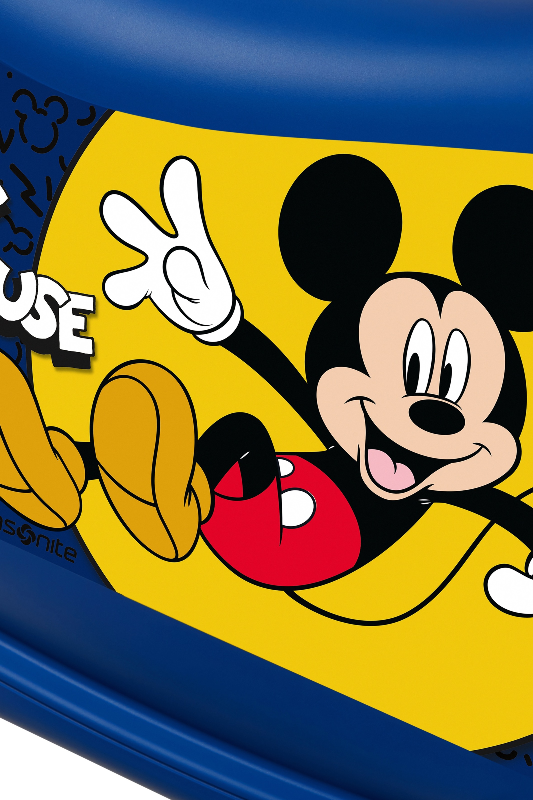 Samsonite Kinderkoffer »DREAM2GO DISNEY, MICKEY HAPPY« 30 l 4 Rollen Ride-On Koffer Kinder-Reisekoffer