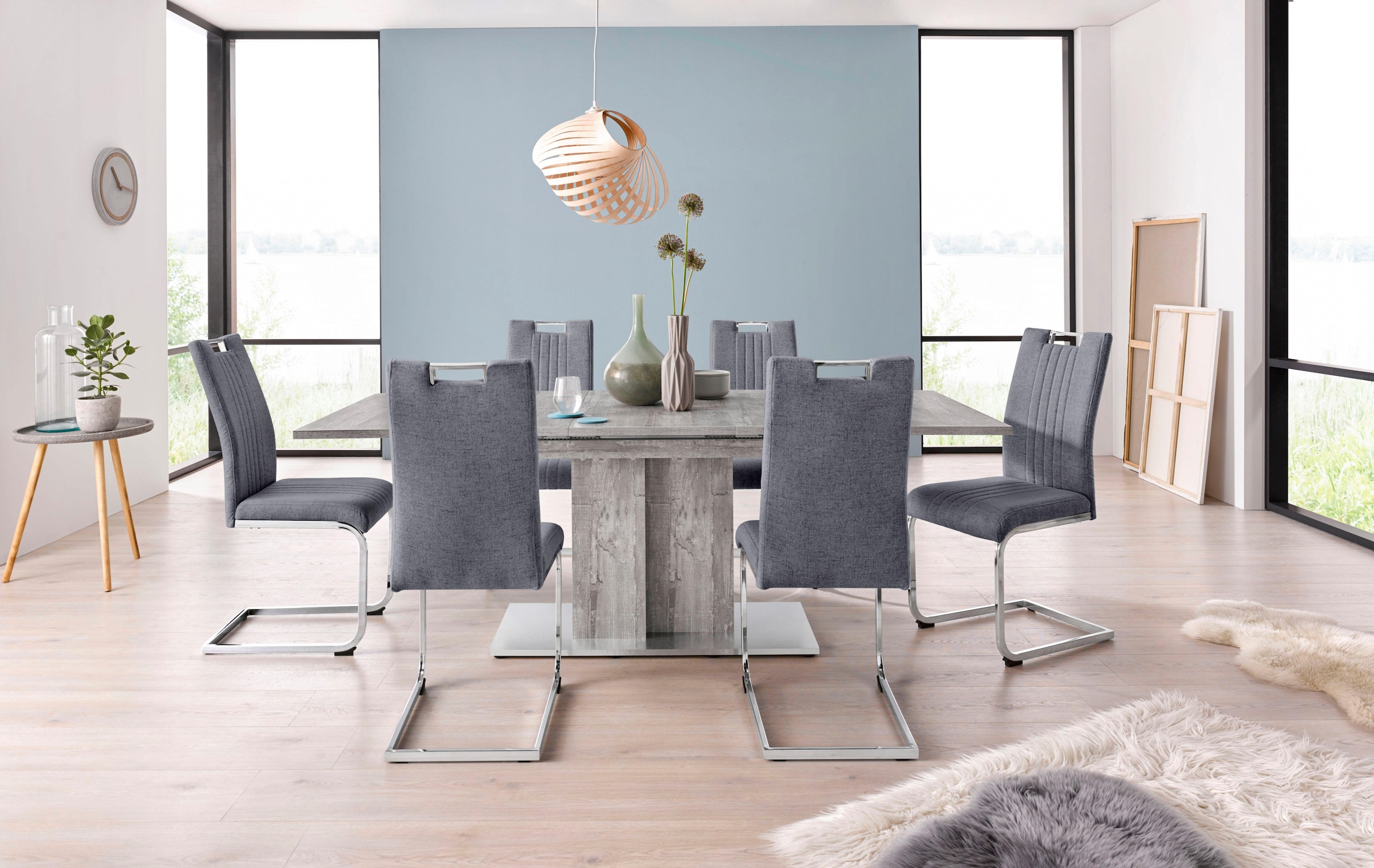 Home affaire Freischwinger, (Set), 2 St., Webstoff