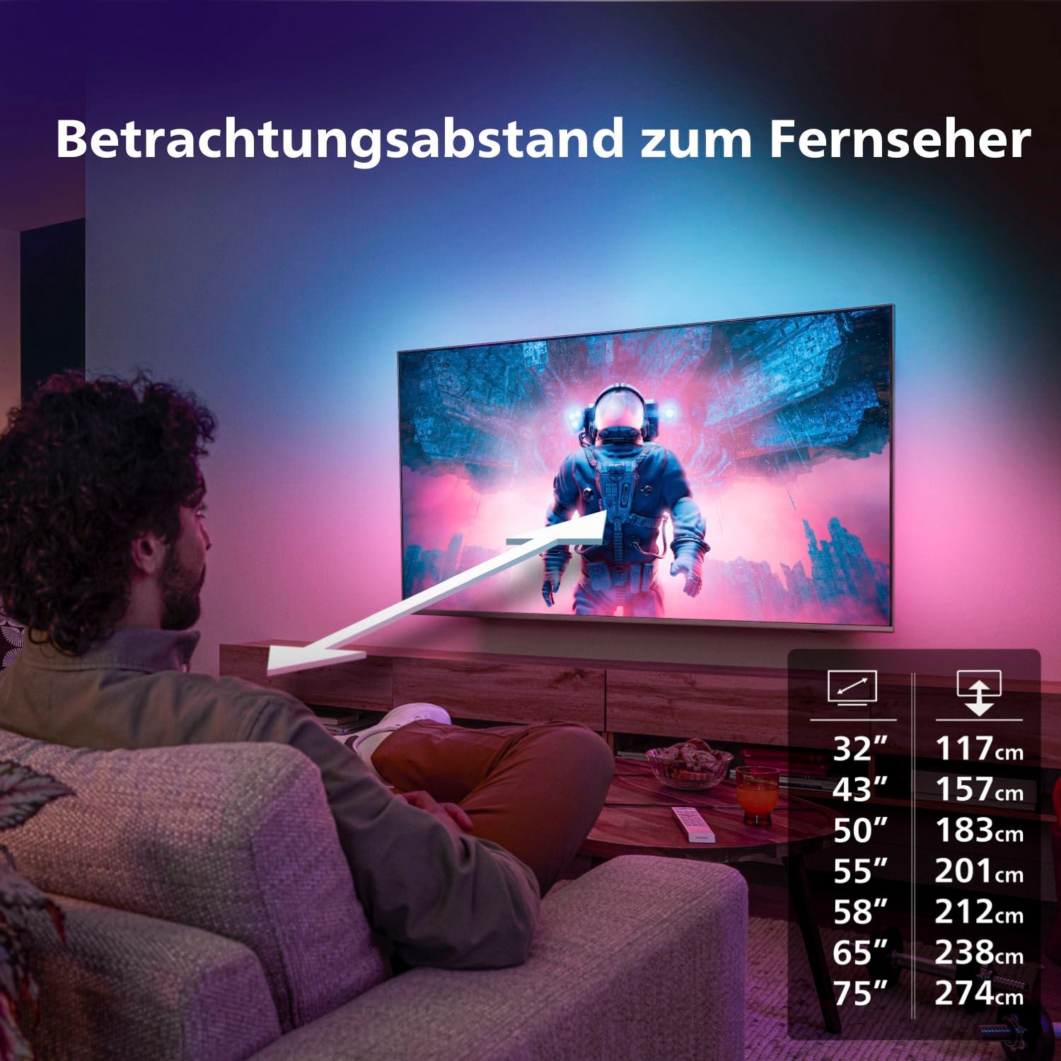 Philips LED-Fernseher »32PFS6908/12«, Full HD, Smart-TV