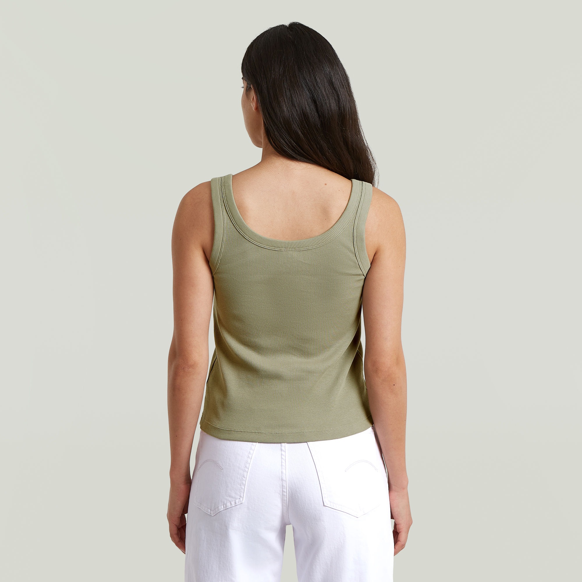 G-STAR Ripptanktop »Slim Rib Tank wmn« aus Baumwolle mit Stretch