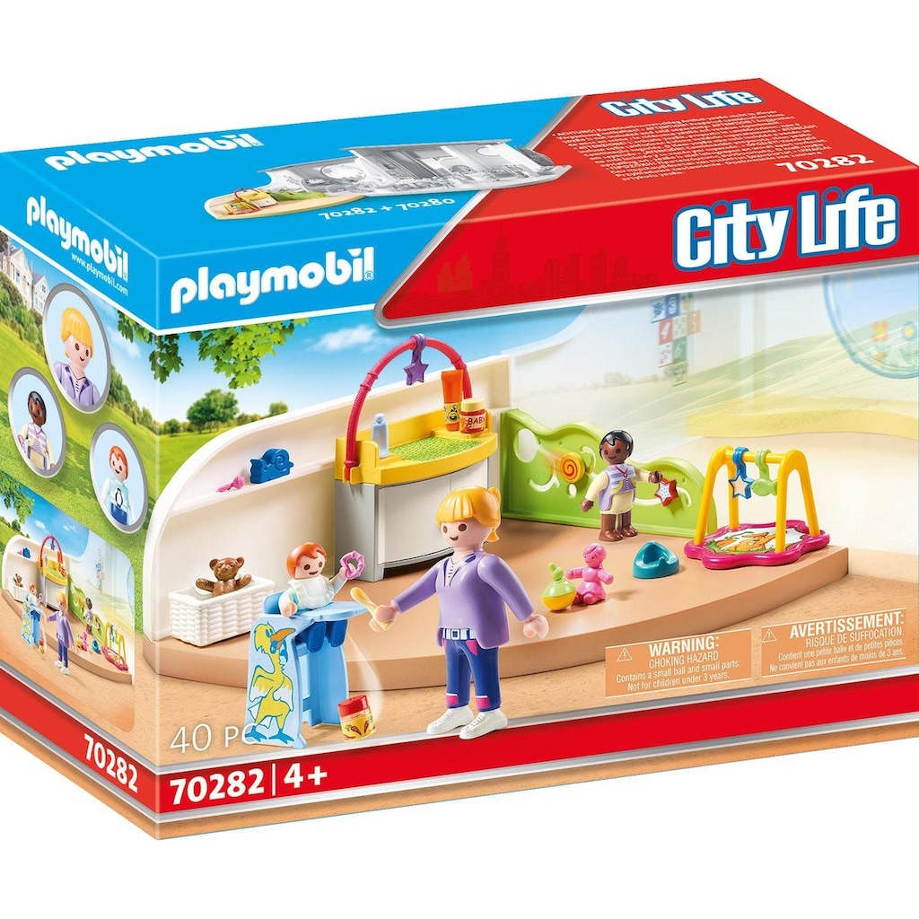 Playmobil® Konstruktions-Spielset »Krabbelgruppe (70282), City Life«, (40 St.)