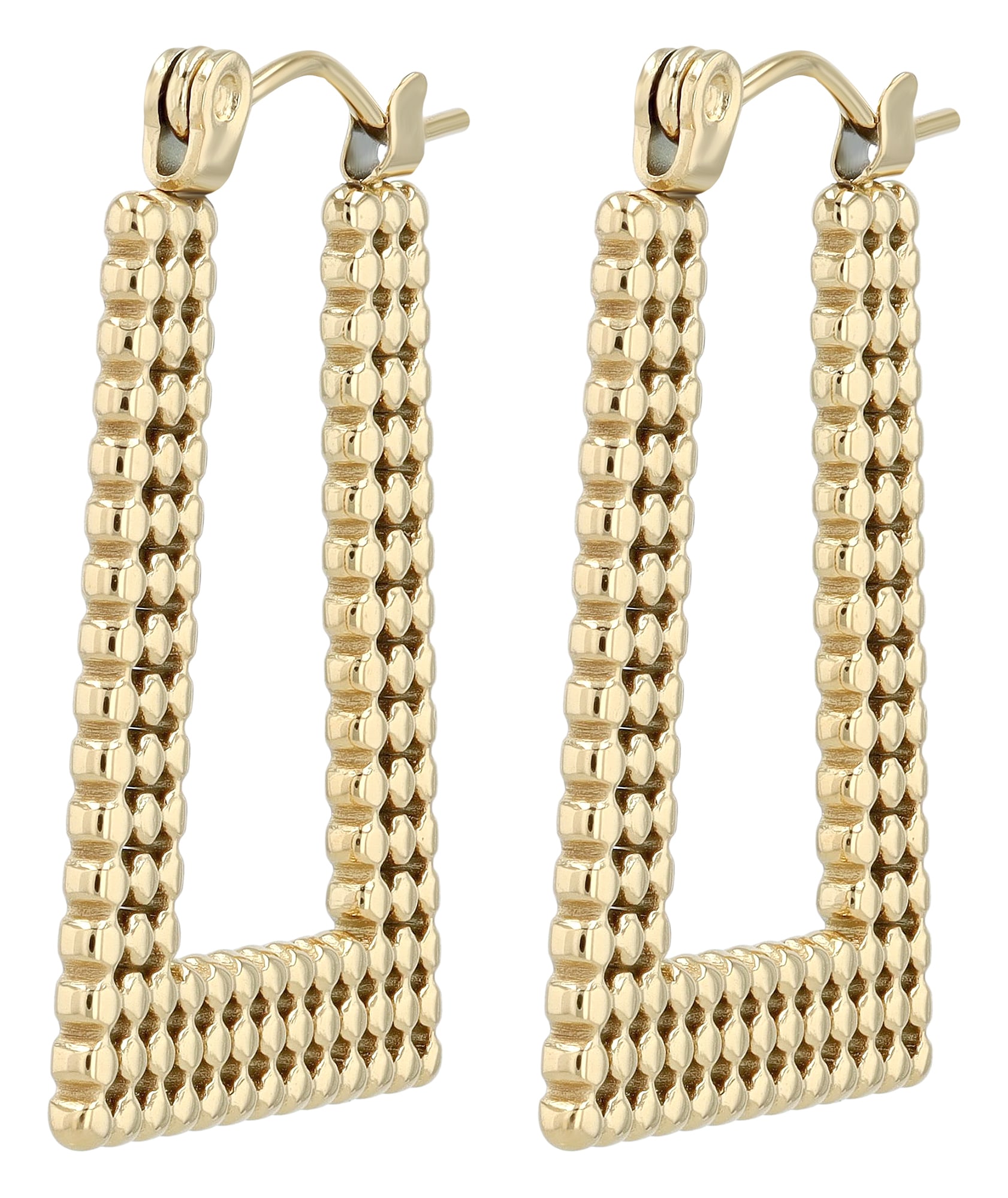 Adelia´s Paar Creolen »Damen Ohrringe ¿ Creole aus Edelstahl«