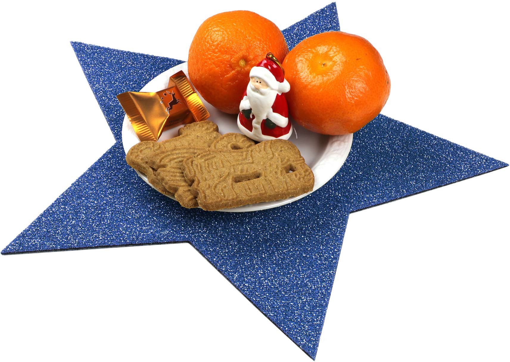 Primaflor-Ideen in Textil Platzset »Stern, Weihnachtsdeko«, (Set, 4 St.), auch ideal als Untersetzer oder Dekoration, Größe 29,5 cm