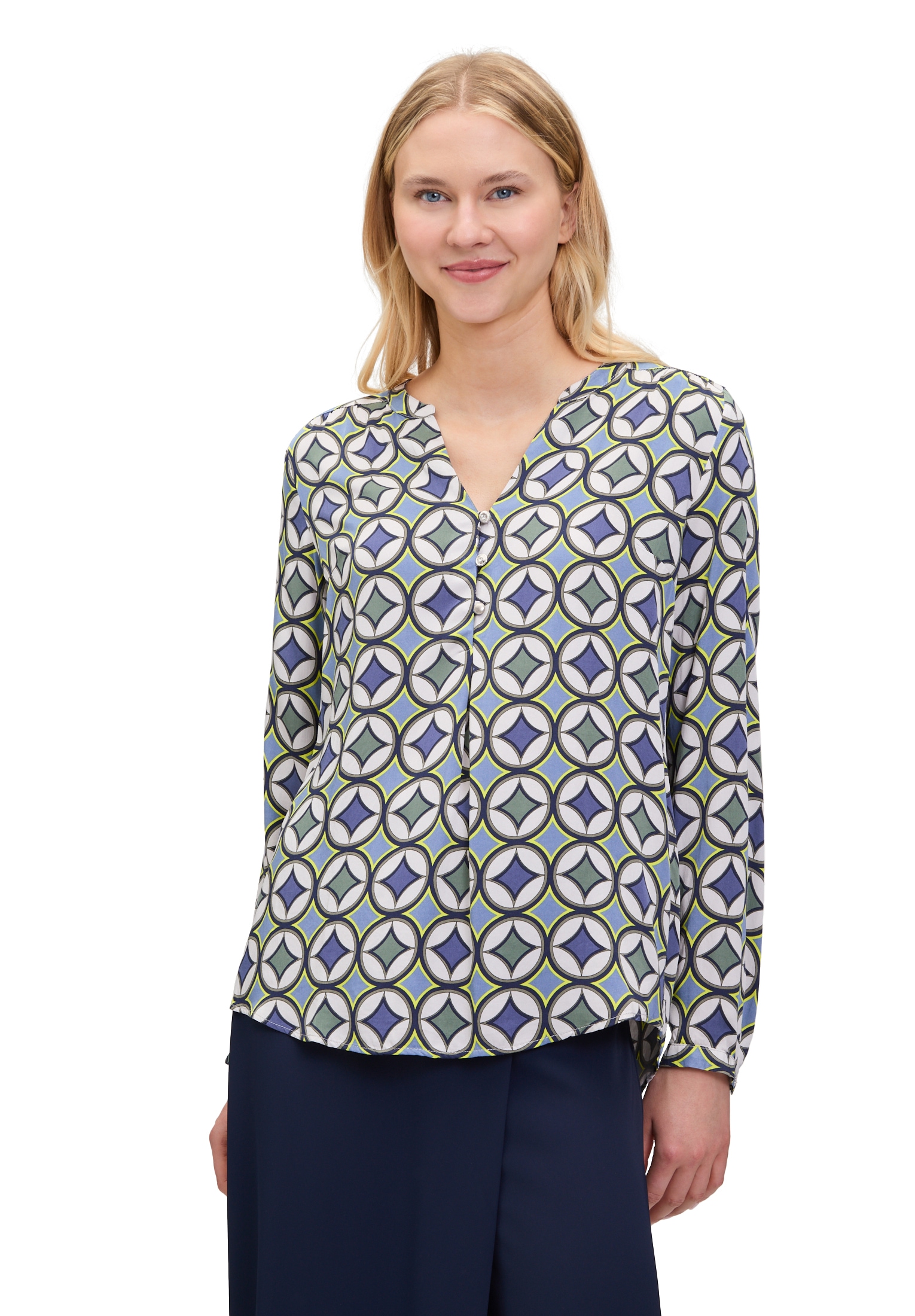 Cartoon Klassische Bluse »Casual-Bluse mit Knöpfen«