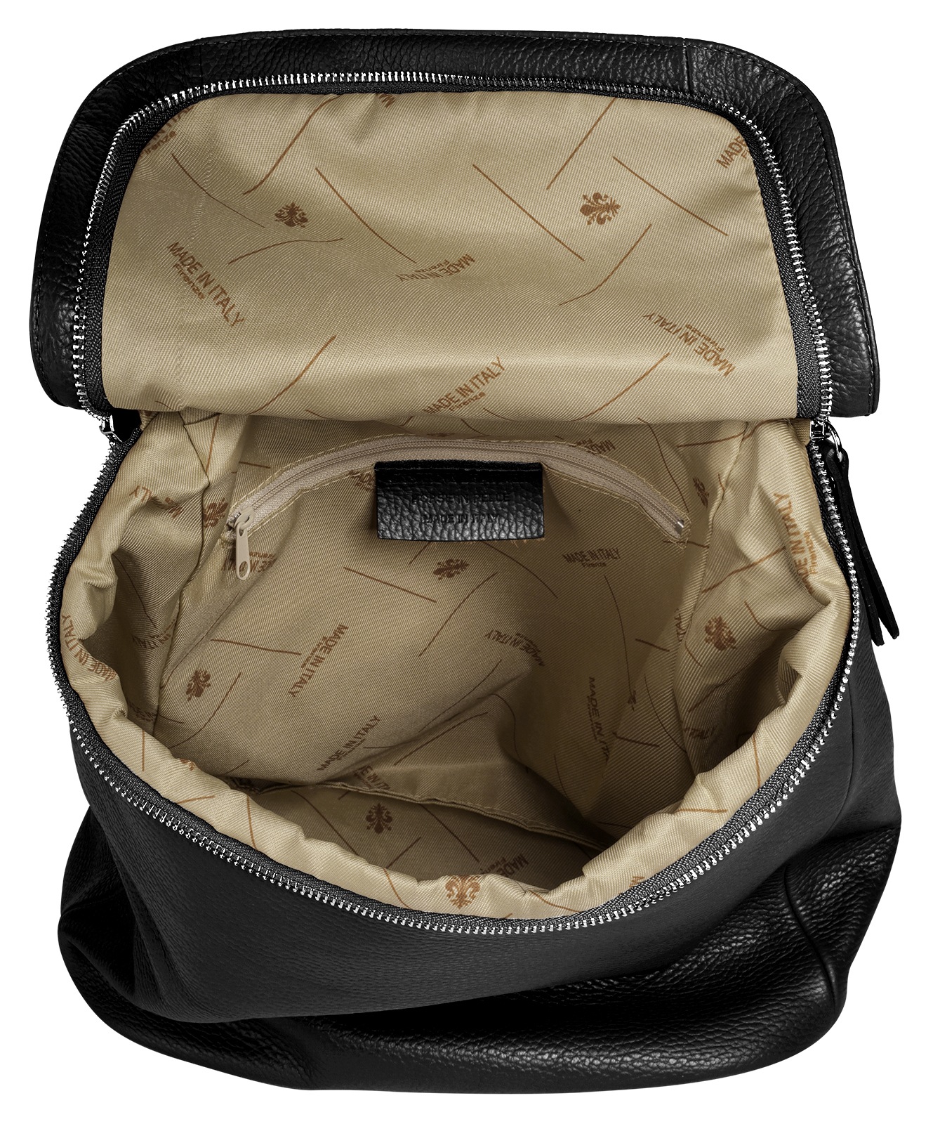 Samantha Look Cityrucksack echt Leder, Made in Italy