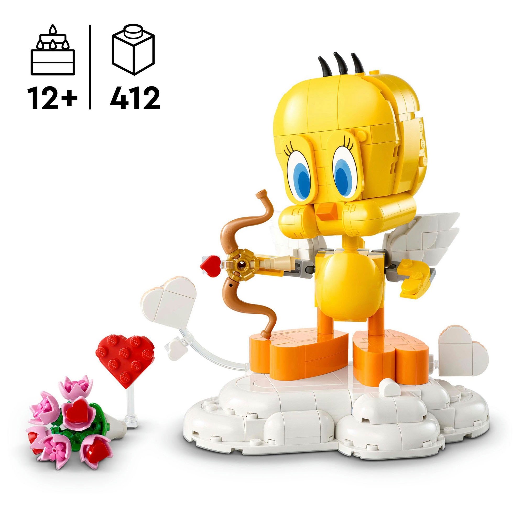 LEGO® Konstruktionsspielsteine »Liebesbote Tweety (40824), LEGO Iconic« Made in Europe