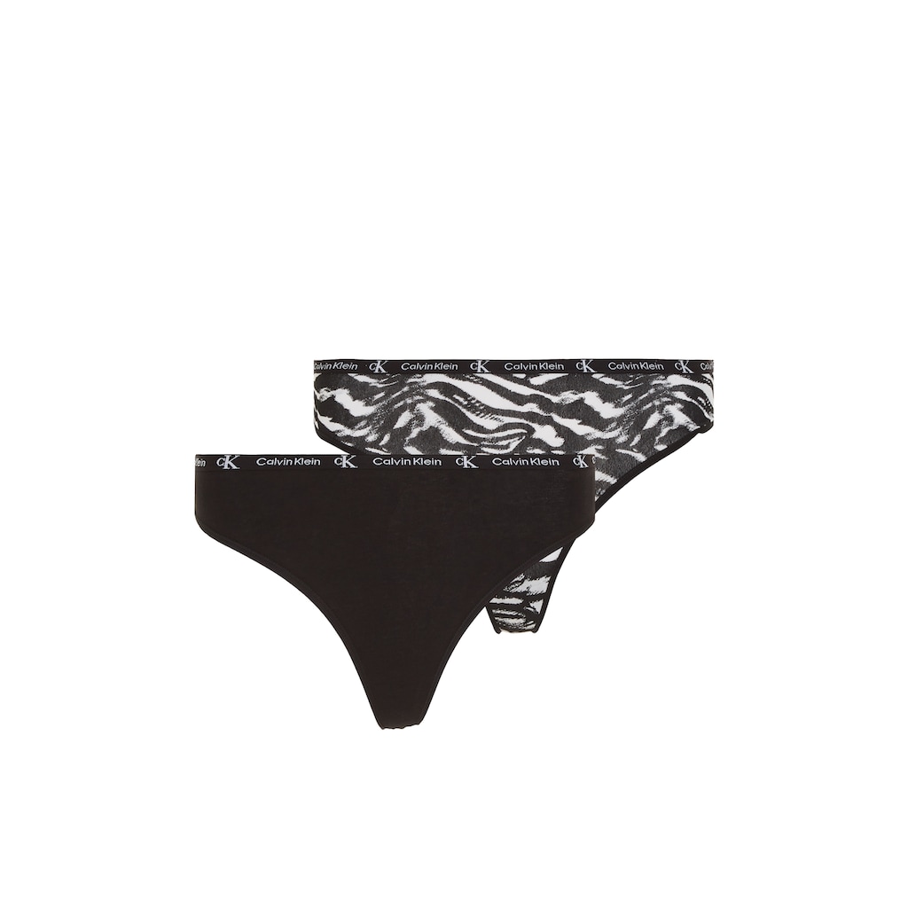 Calvin Klein Underwear T-String »MODERN THONG 2PK«, (Packung, 2er-Pack)