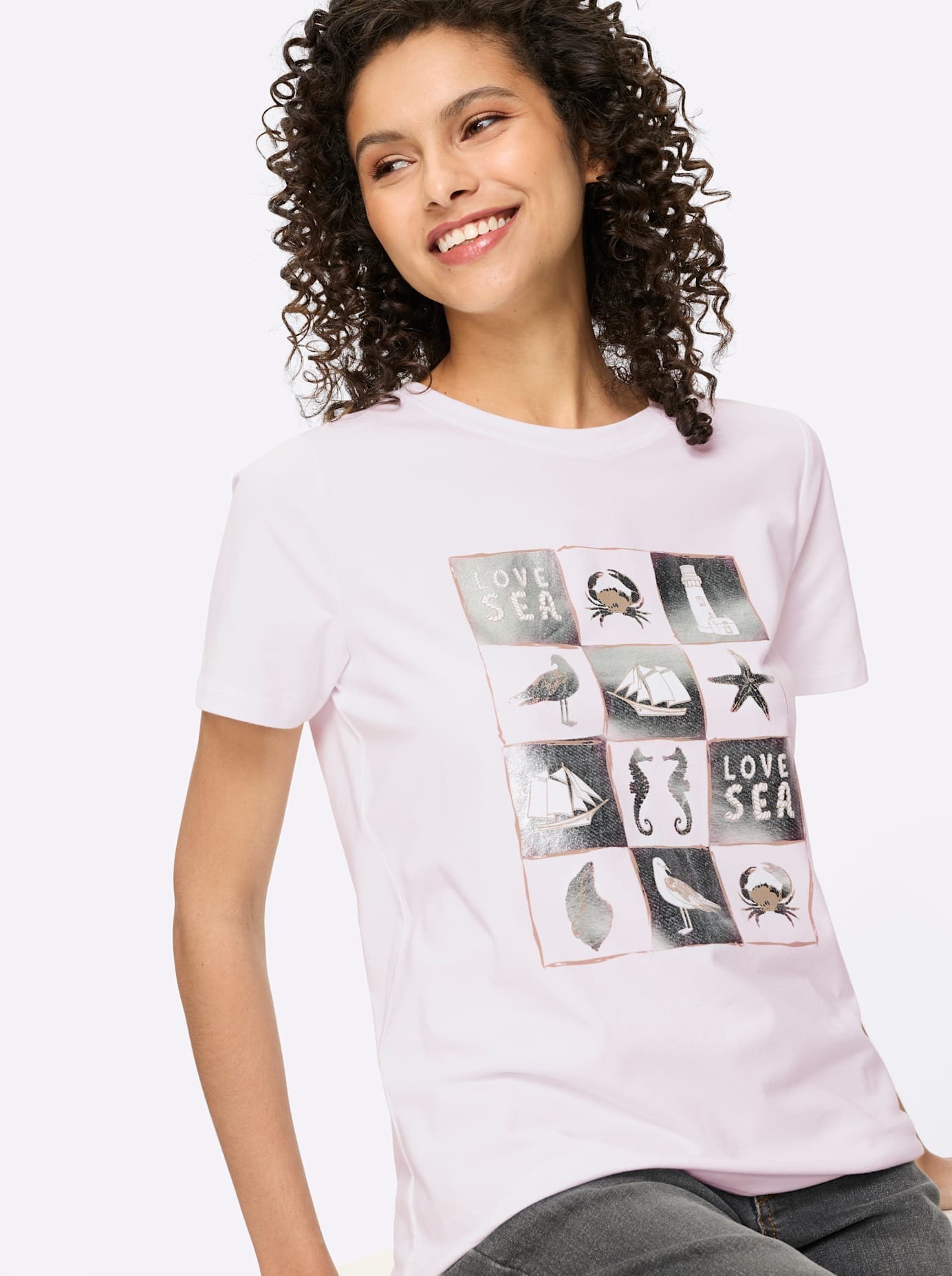 heine T-Shirt »T-Shirt« 1 tlg.