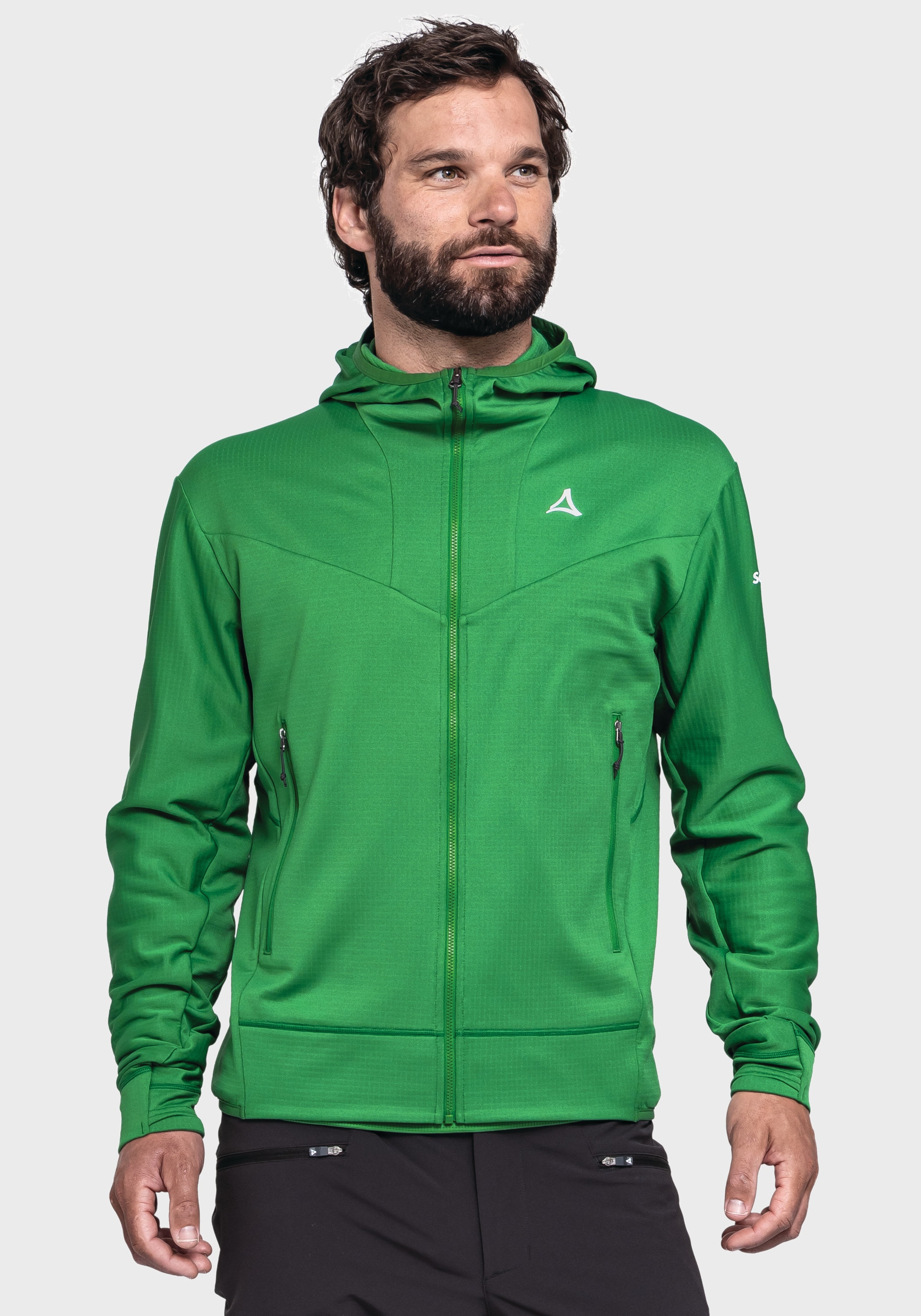 Schöffel Fleecejacke »Mountain Fleece Hoody Style Blaueis MNS«, mit Kapuze