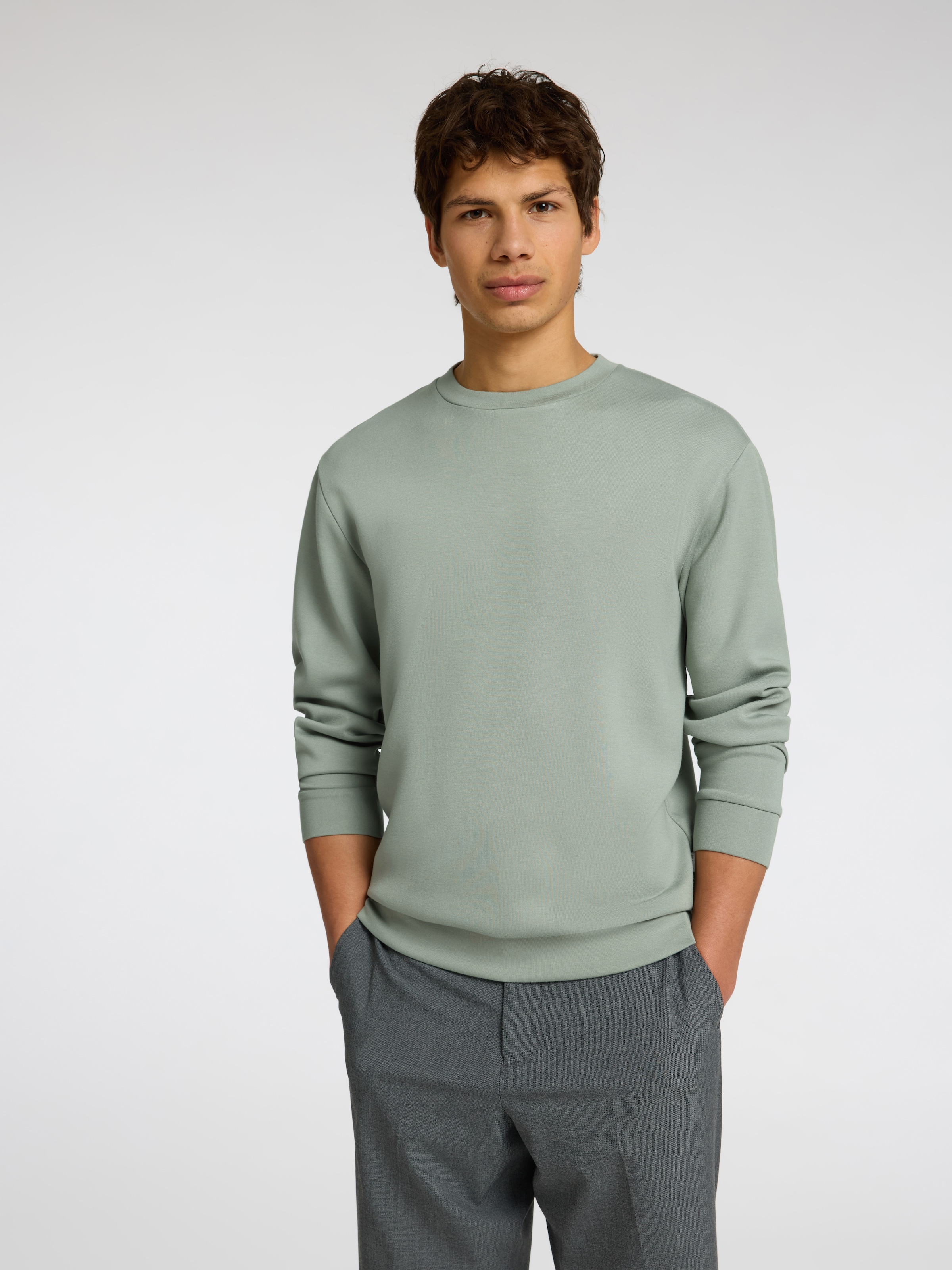 SELECTED HOMME Sweatshirt »SLHEMANUEL SOFT CREW NECK SWEAT NOOS«
