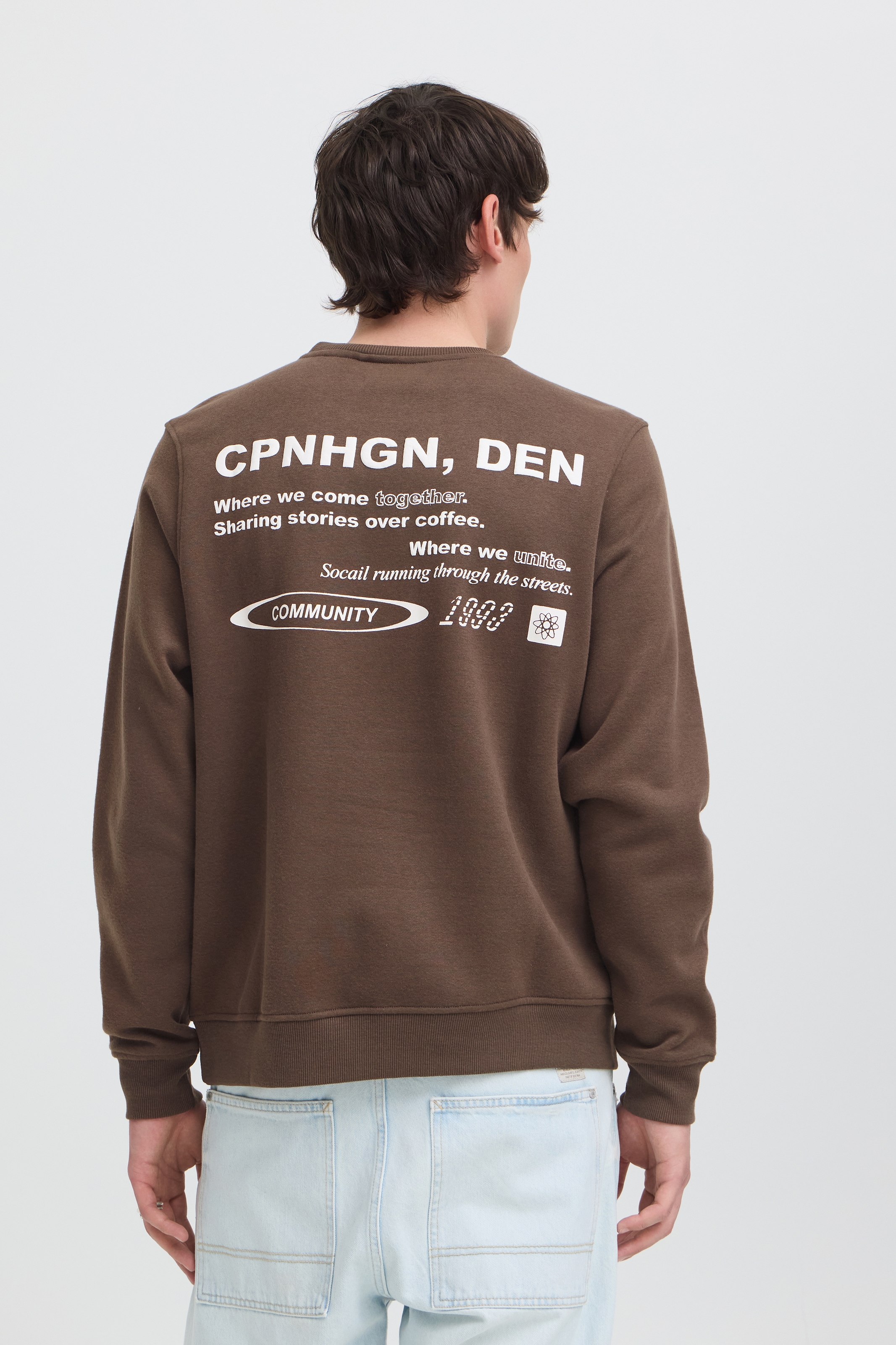 Blend Sweatshirt »BHKEYAN GRAPHIC CREW SWEAT«, Baumwollmischung, regular fit

