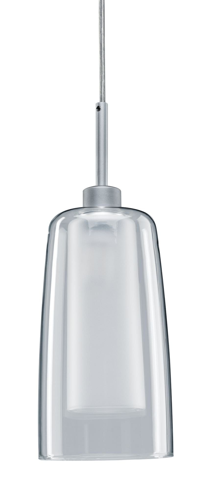Paulmann Schienensystem-Leuchten »URail Pendel Arido II GU10 560lm 5W 2700K 230V Chrom matt, Klar, Satin«