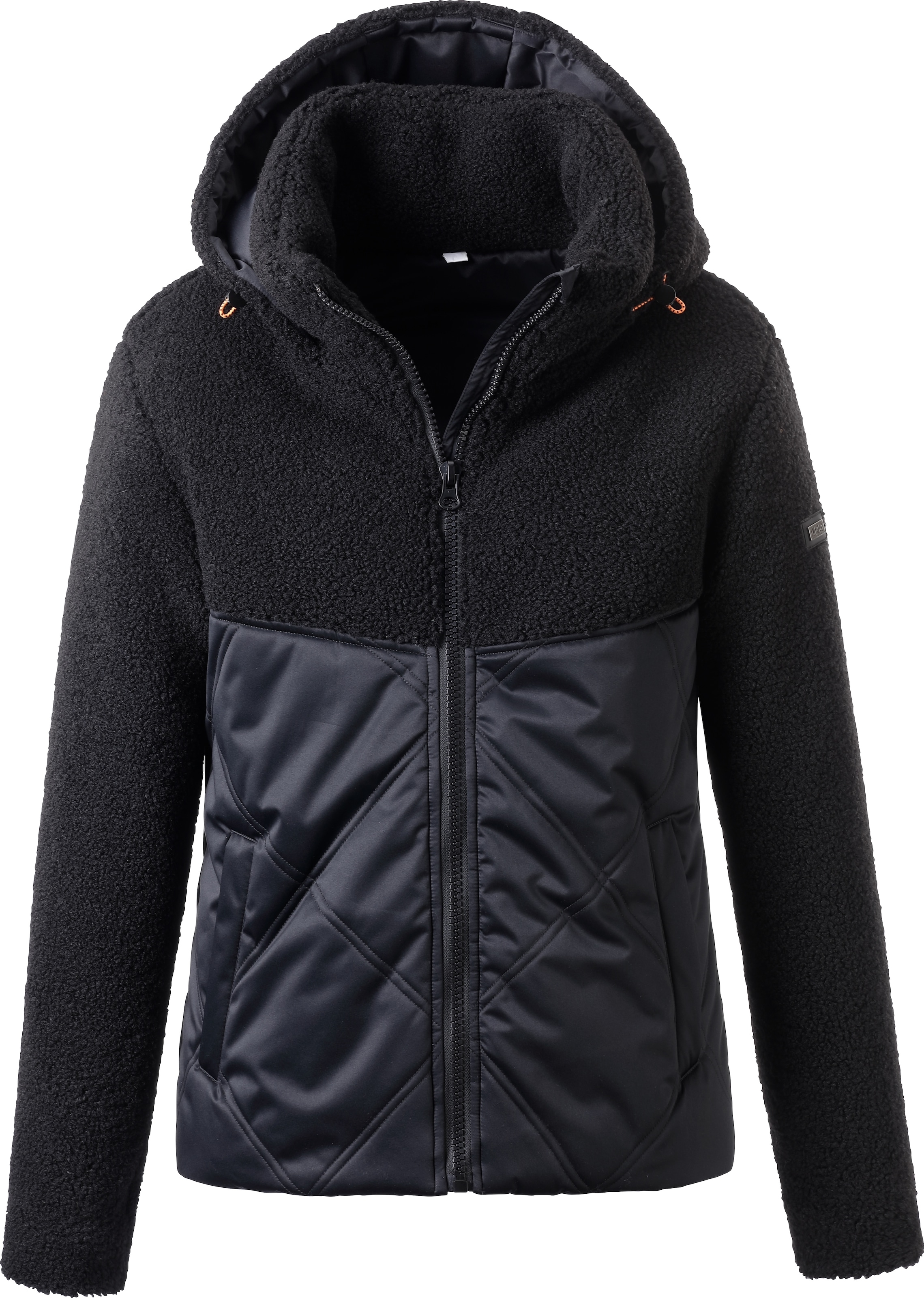 LPO Steppjacke »XAVIA WMN« hochgeschlossener Kragen mit Sherpa-Fleece