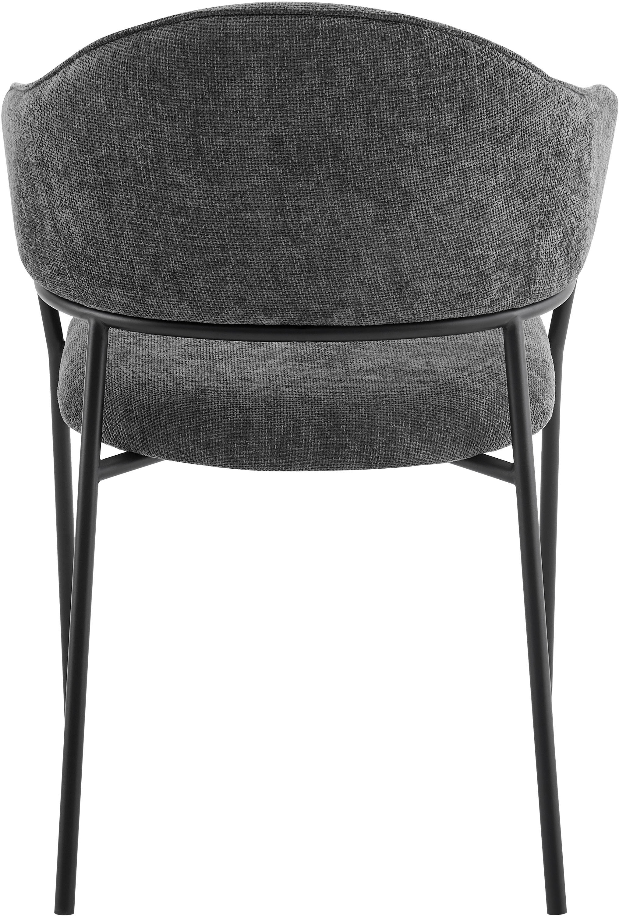 byLIVING Esszimmerstuhl »Curve« (Set) 2 Stk.moderner Stoff Stuhl mit gemütlichem Sitzkomfort, verschiedene Farben.