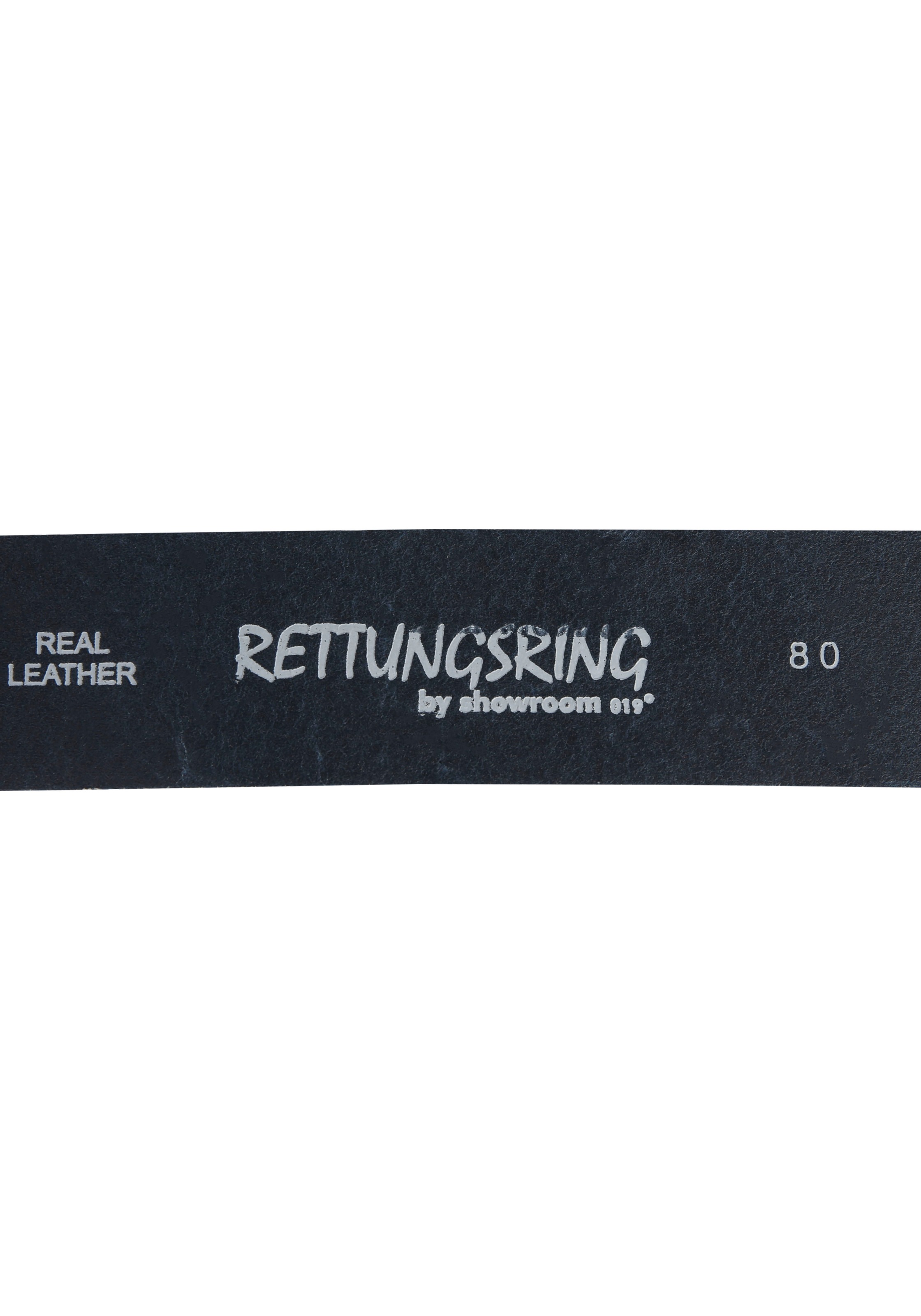 RETTUNGSRING by showroom 019° Ledergürtel, mit austauschbarer Schließe »Felswand Silber«