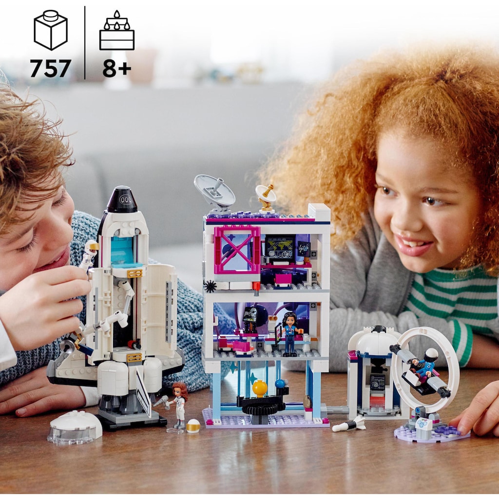 LEGO® Konstruktionsspielsteine »Olivias Raumfahrt-Akademie (41713), LEGO® Friends«, (757 St.)