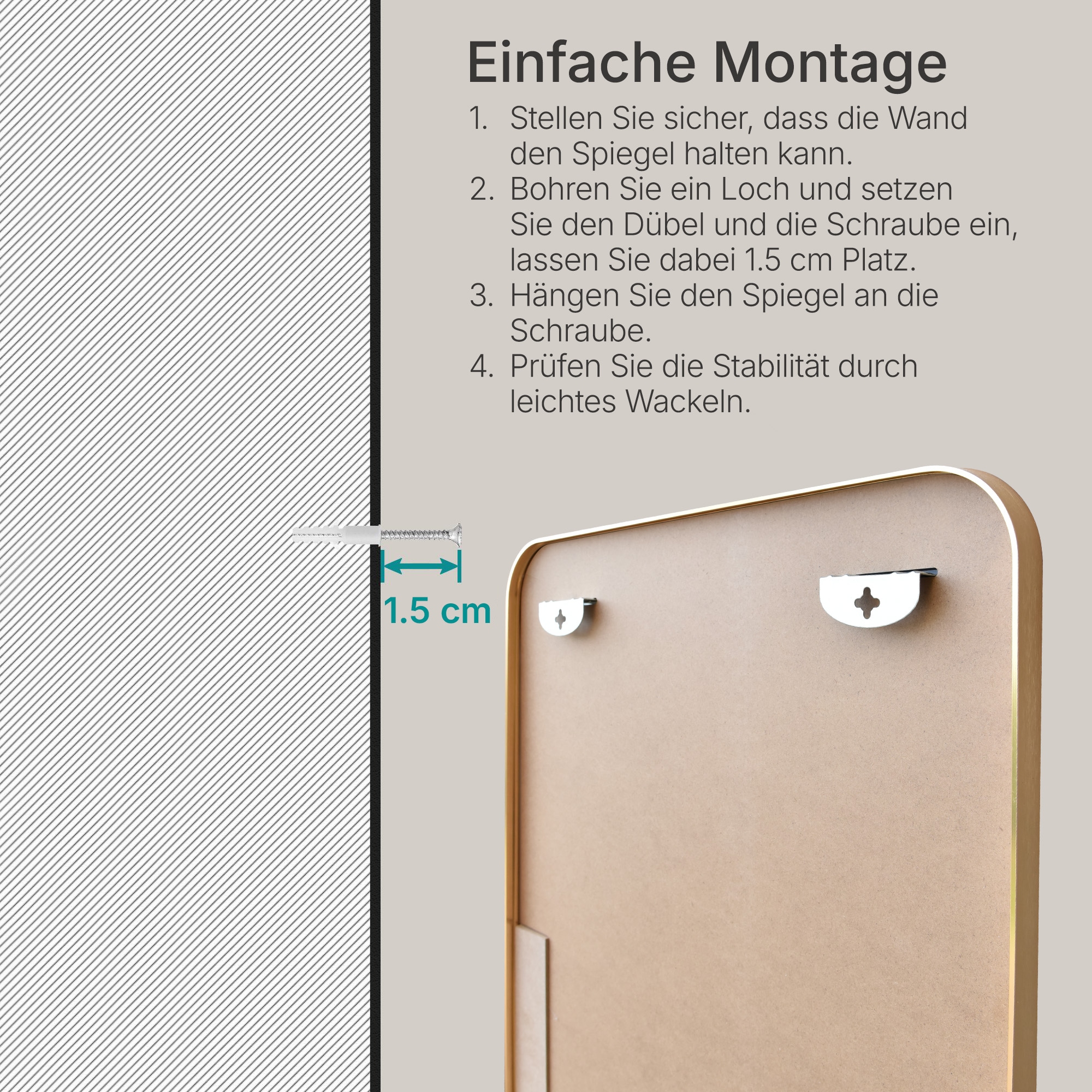 OTTO home Spiegel »Standspiegel Addrik, wahlweise in 2 Größen 150x40cm oder 160x50cm« Ganzkörperspiegel mit Sicherheitsglas, in verschiedenen Farben