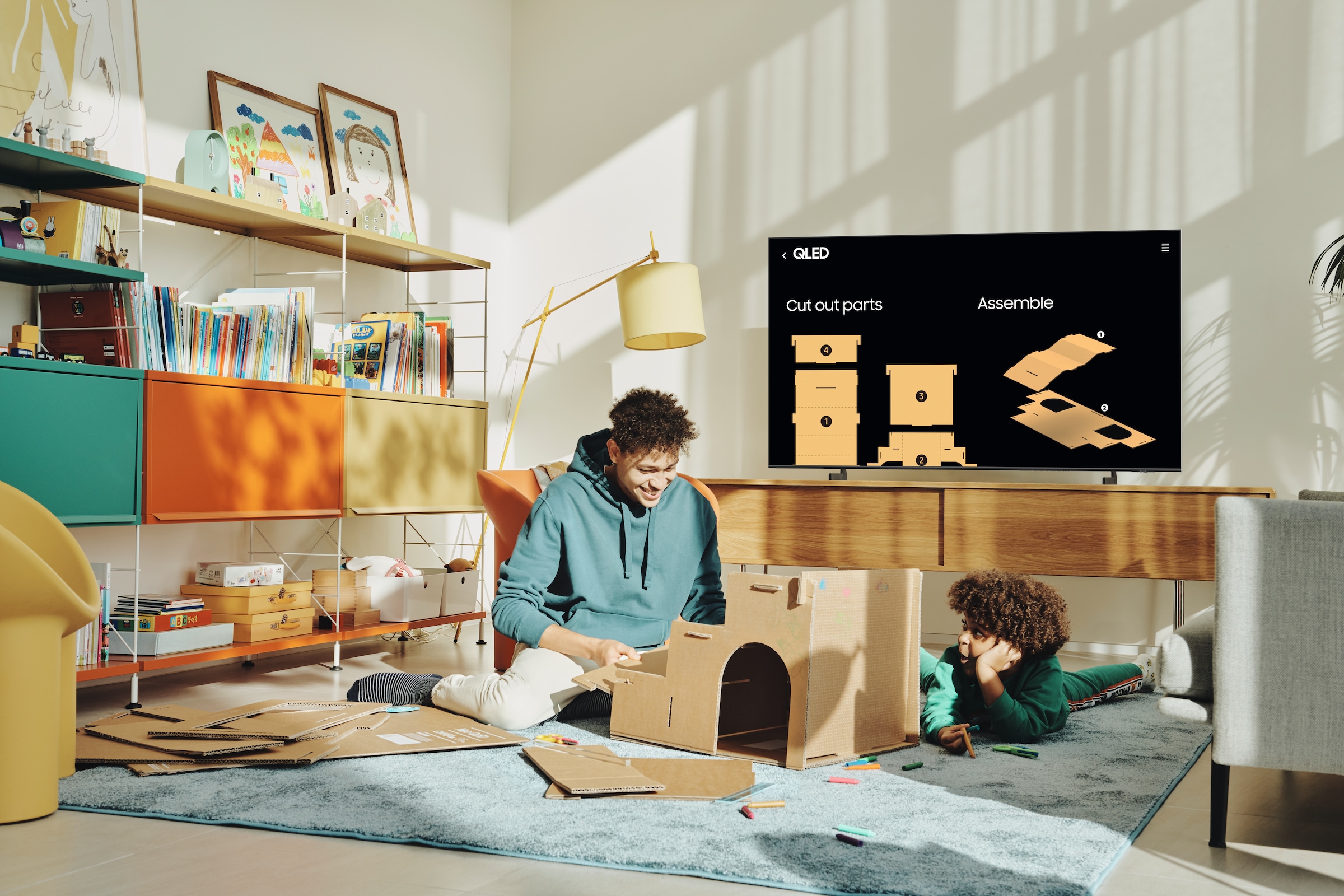Samsung QLED-Fernseher »GQ75Q60BAU«, Smart-TV, Quantum Prozessor Lite 4K,Quantum HDR,Supreme UHD Dimming