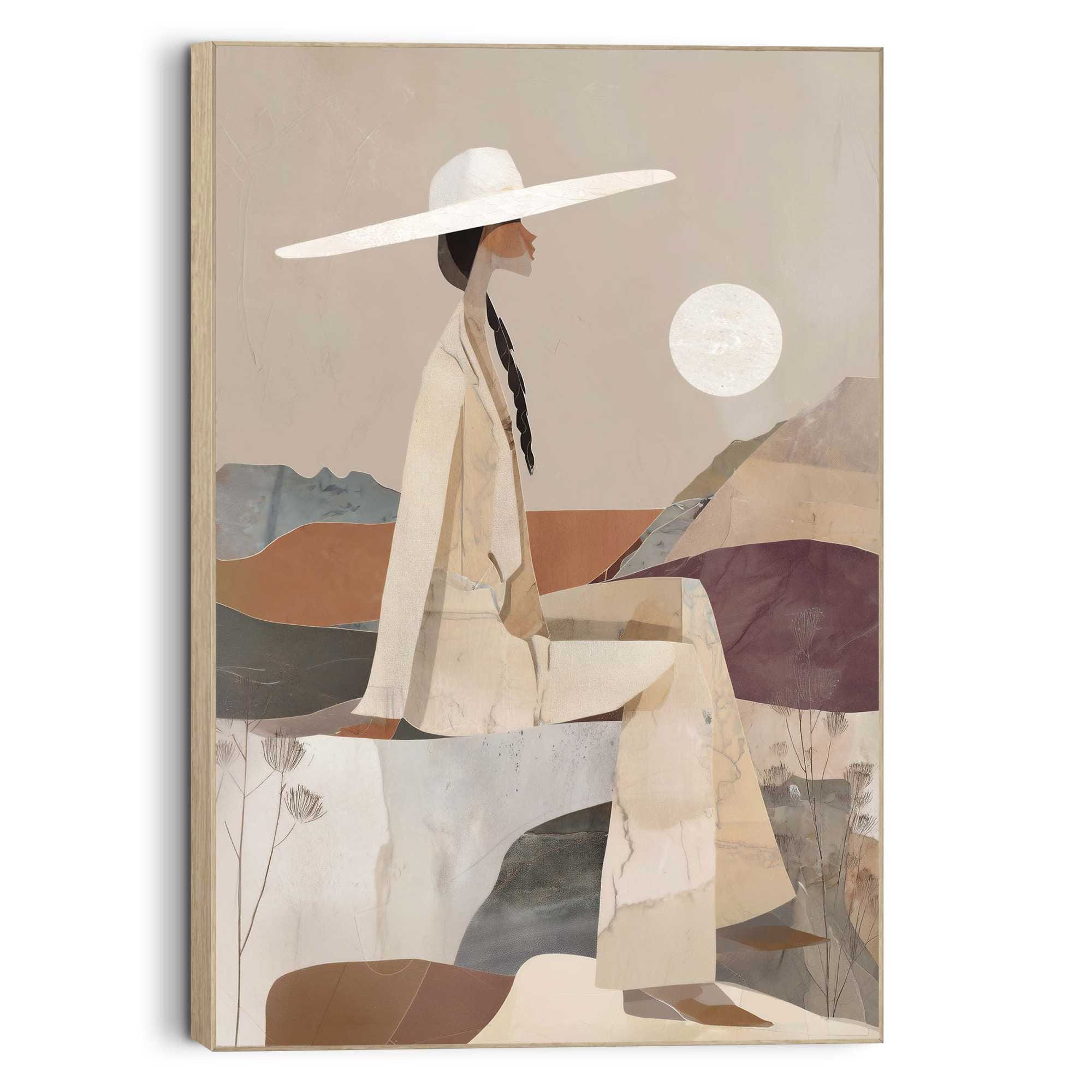 Reinders! Wandbild »Ein Moment der Stille« Natur 1 Stk. tlg. Wohnzimmer - Braun - MDF - Berge - 90x60 cm