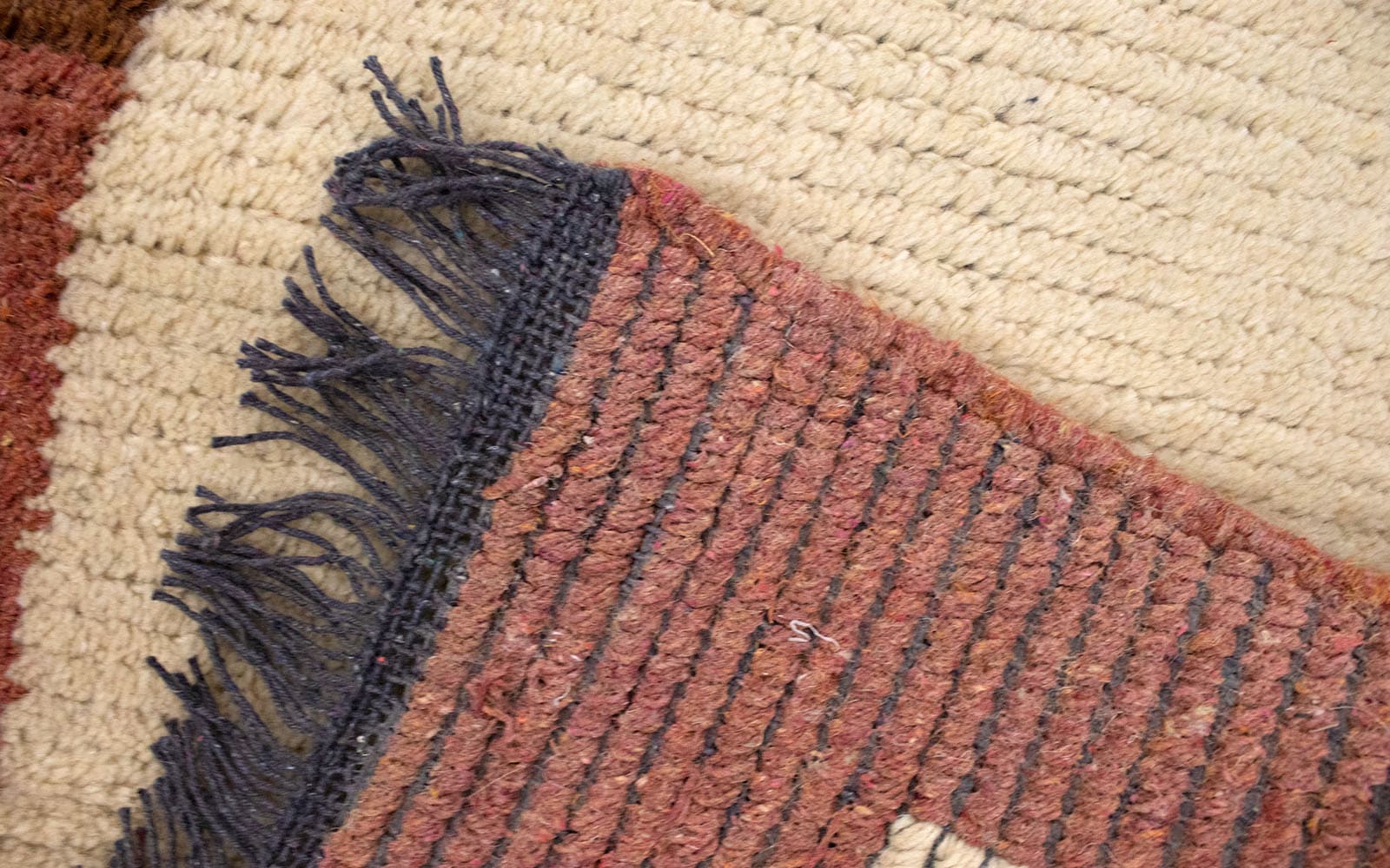 morgenland Wollteppich »Nepal Teppich handgeknüpft beige«, rechteckig, handgeknüpft