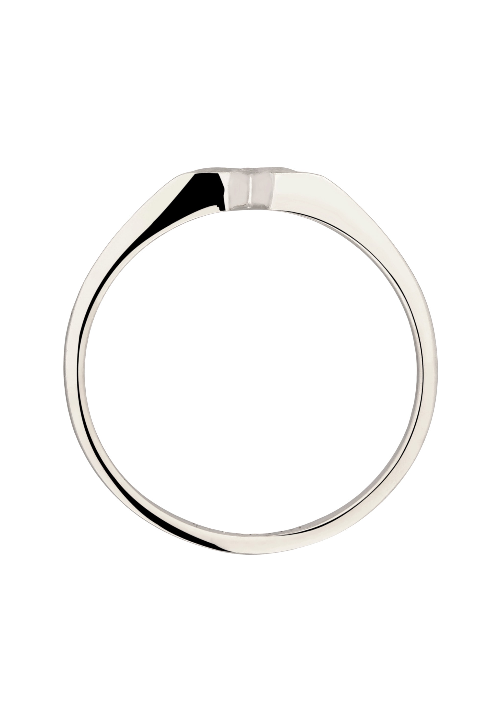 Kuzzoi Siegelring »Ring Siegeling Stern Stukturiert 925 Sterling Silber«