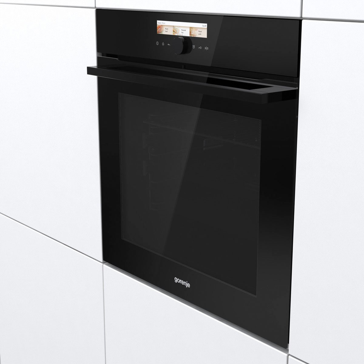 GORENJE Pyrolyse Backofen  »BOP798 S37BG«, mit 2-fach-Teleskopauszug, Pyrolyse-Selbstreinigung
