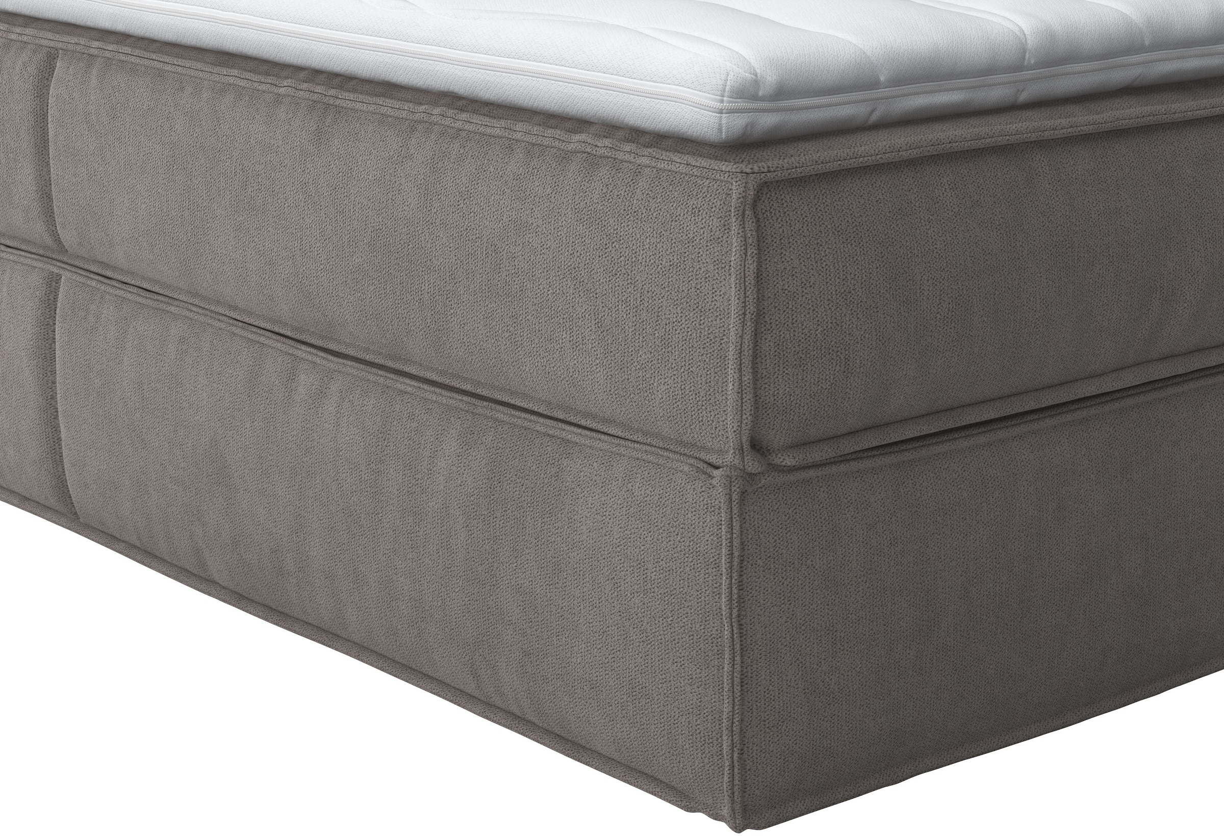 Home affaire Boxspringbett »Milano«, Boxbett inkl. Topper, 2 Matratzen, Härtegrade H2, H3 und H4 wählbar