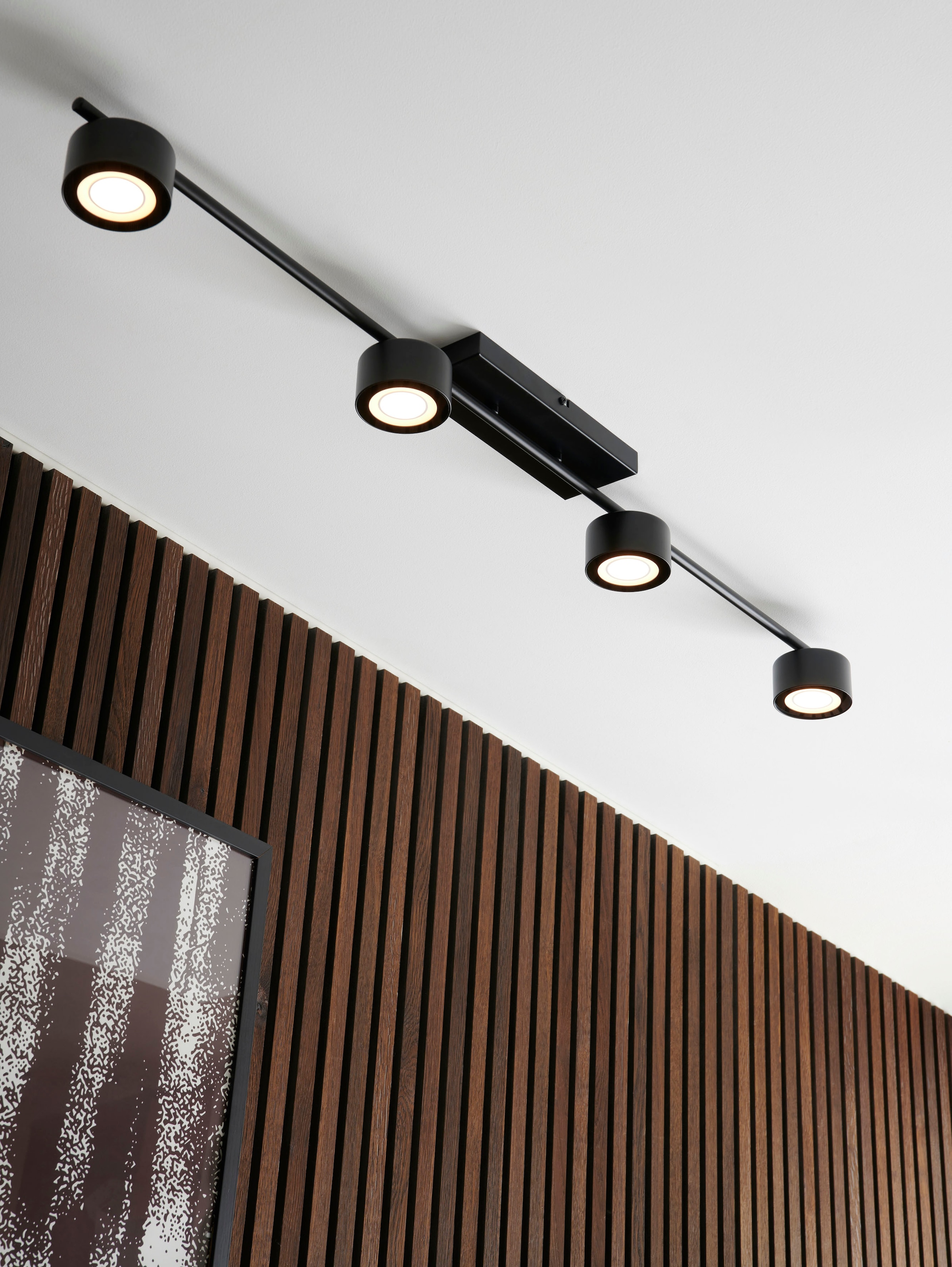 Nordlux LED Deckenleuchte »Clyde«, Skandinavisches minimalistisches Design, dimmbar, 5 Jahre...